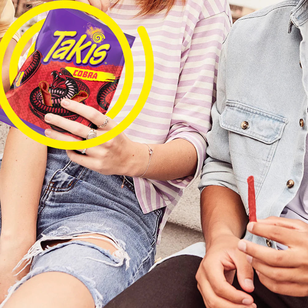 Takis Cobra Sauce Worcestershire Chips Tortilla Roulés