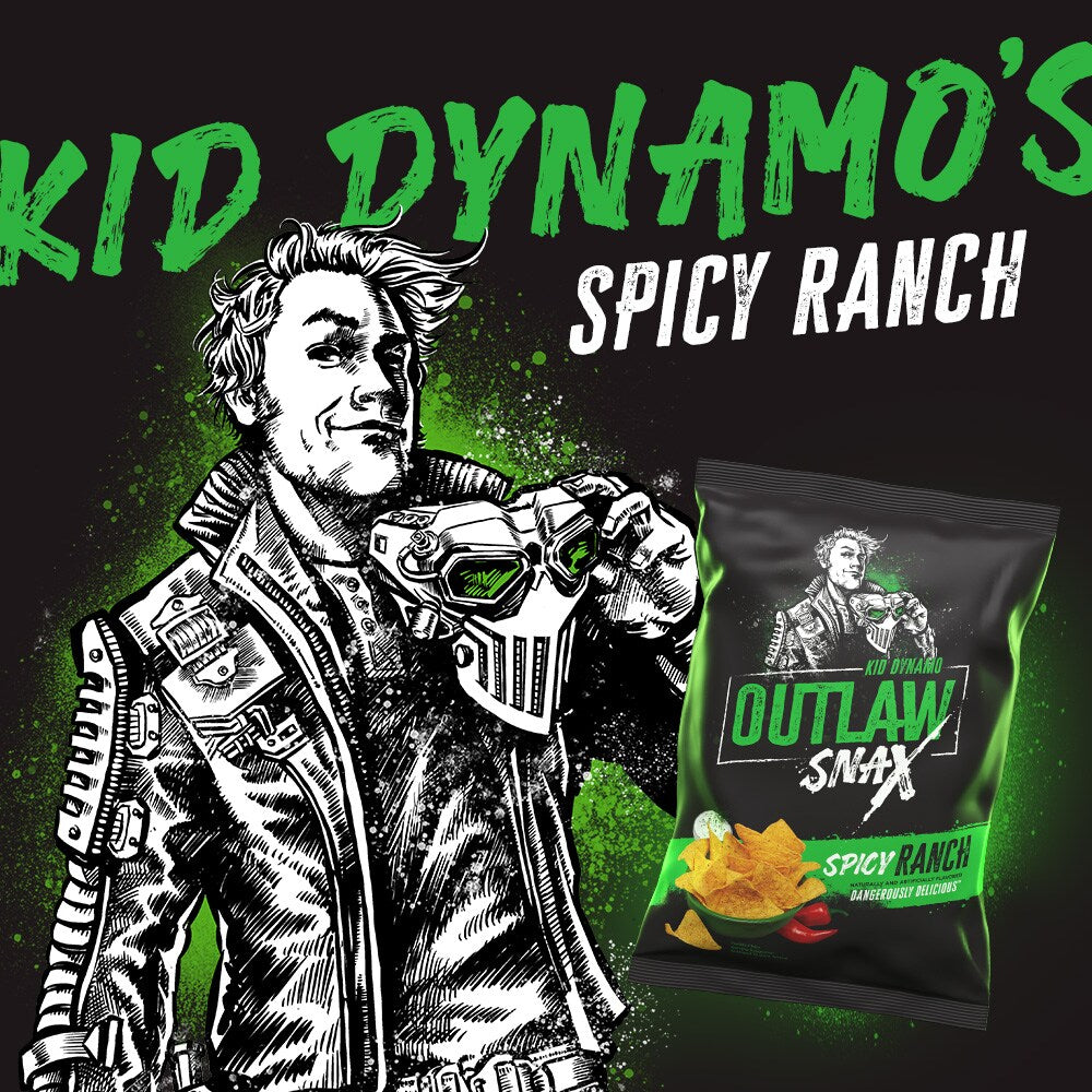 Outlaw Snax Spicy Ranch Tortilla Chips