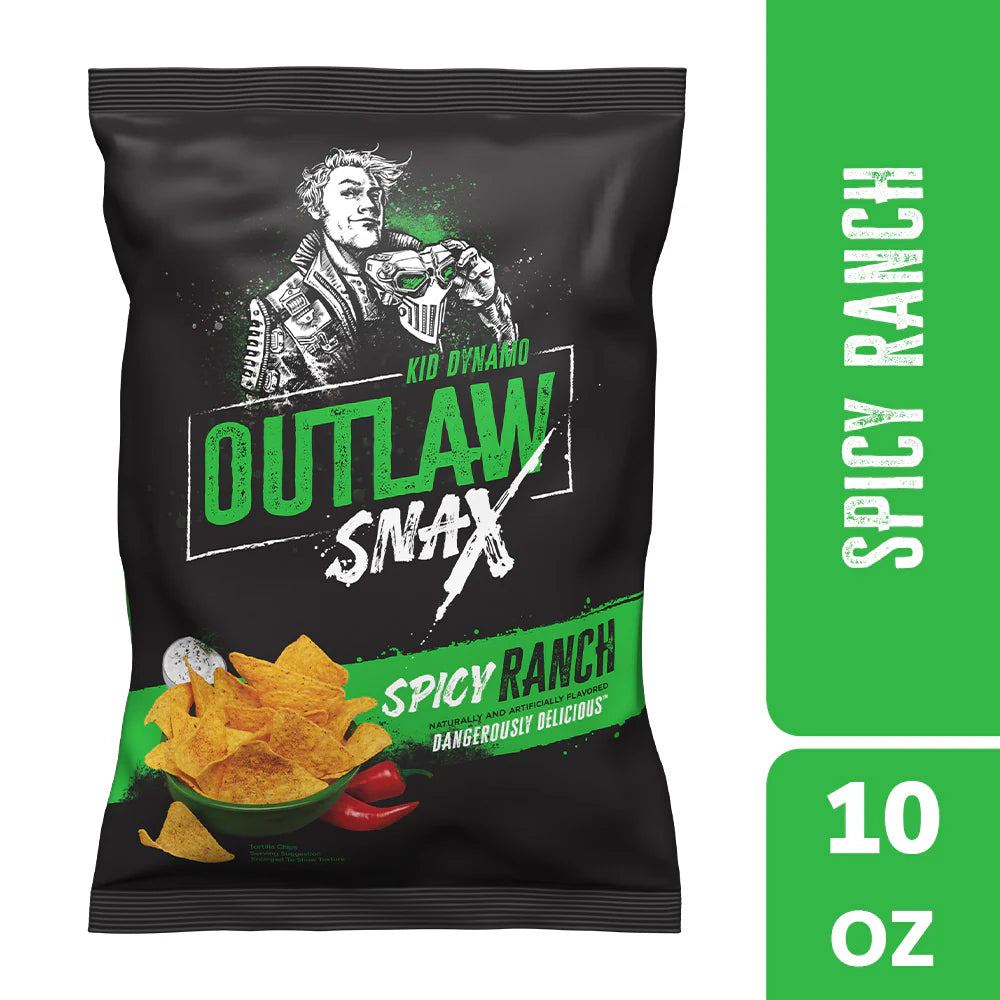 Outlaw Snax Spicy Ranch Tortilla Chips