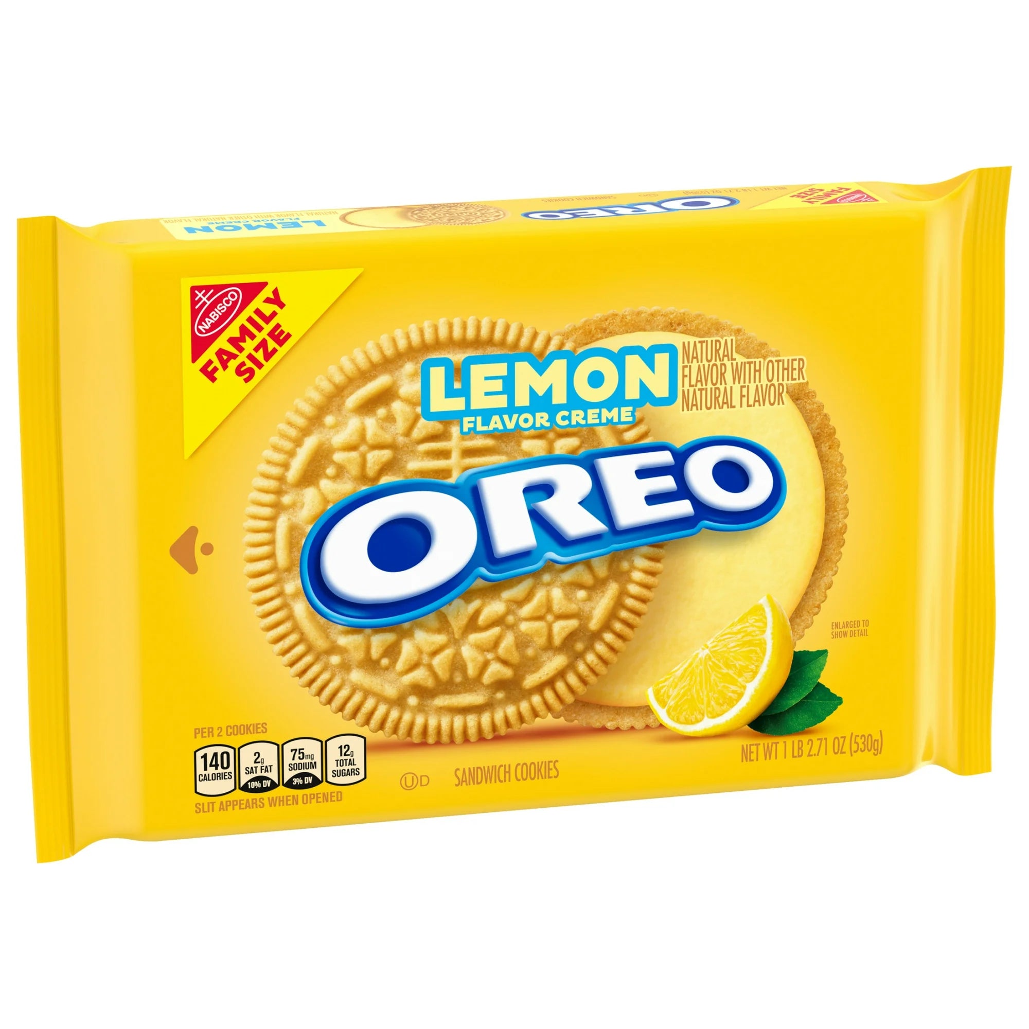 Oreo Lemon Creme Sandwich Cookies – American Sandwich Cookies with Lemon Filling