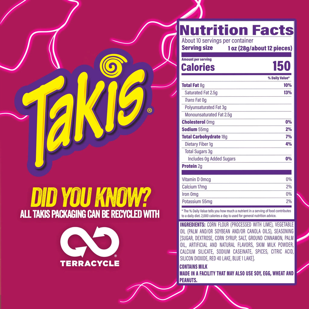 Takis Churro Charge Rolled Tortilla Chips