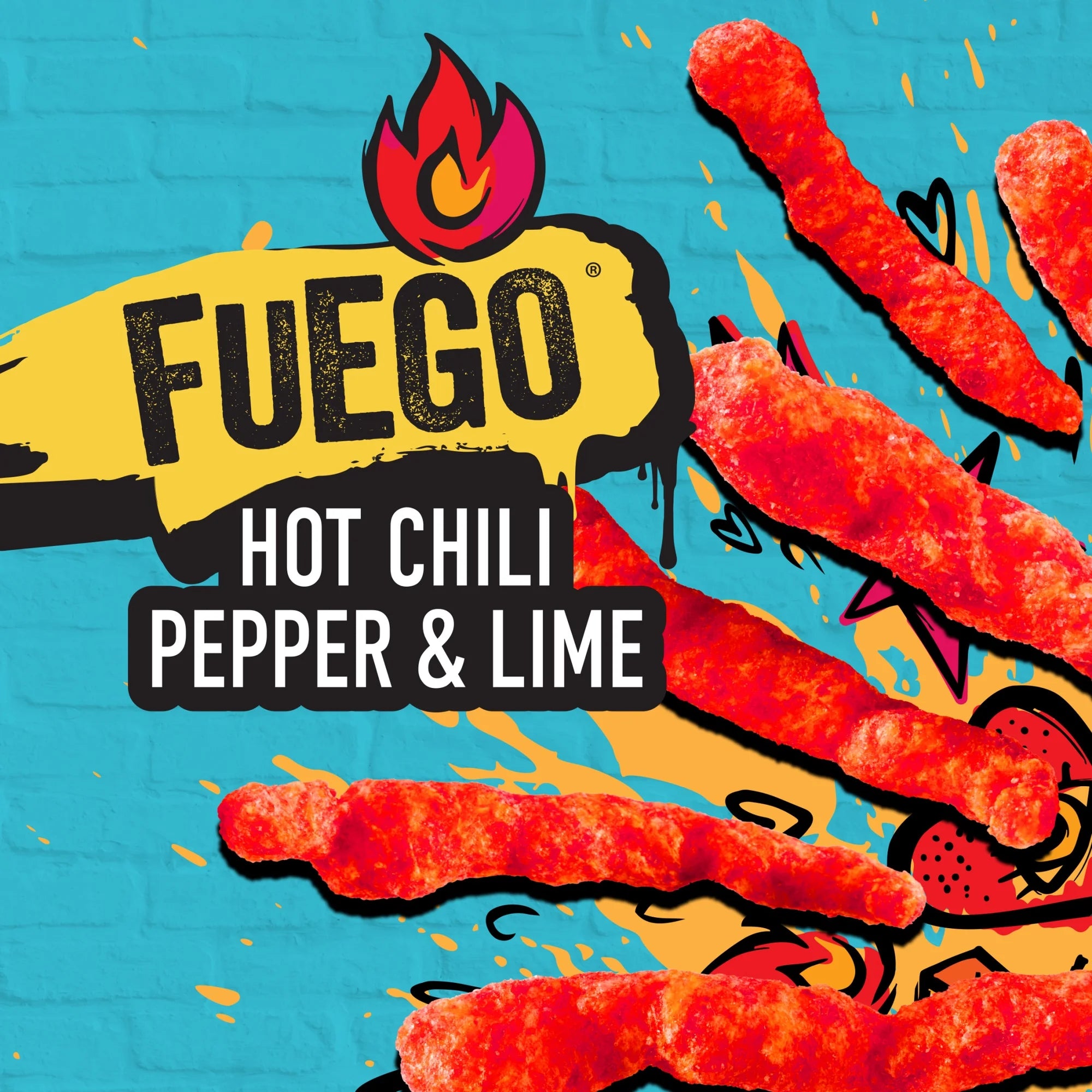 Takis Fuego Pix Crunchy Corn Puff Snack