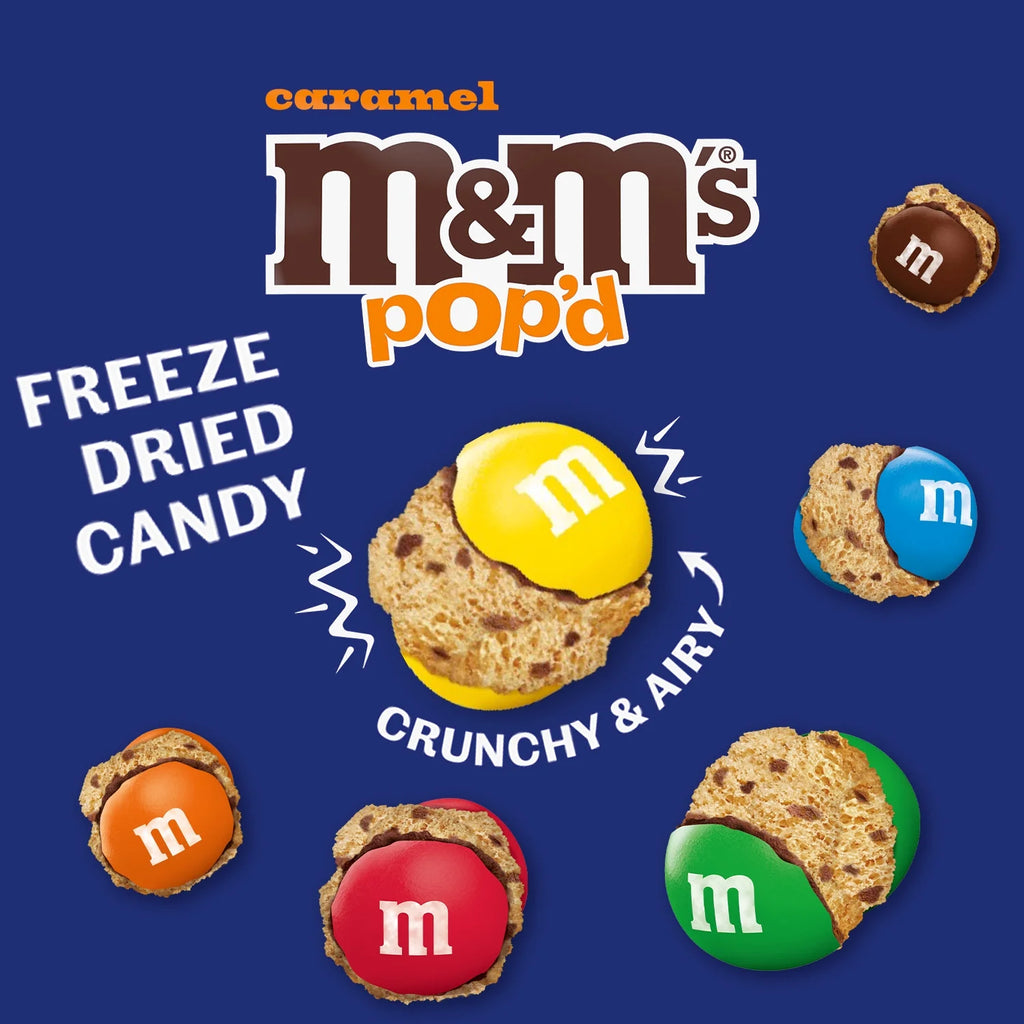 M&M's Pop'd Bonbons croquants au chocolat et caramel