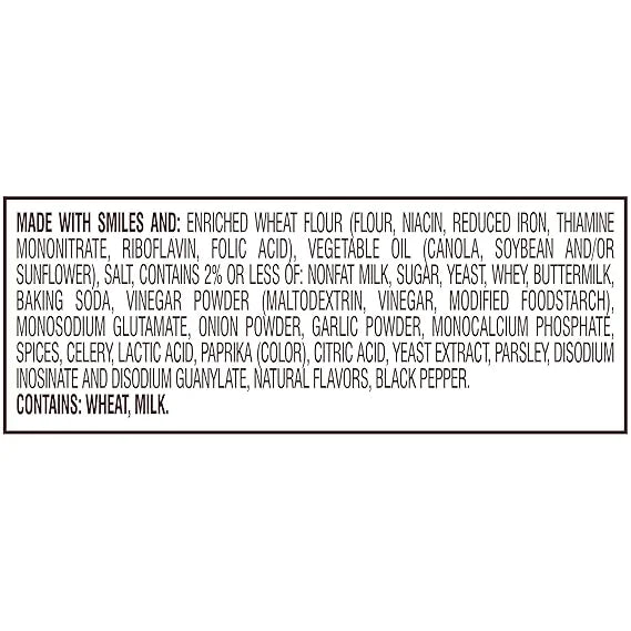 Crackers Goldfish Saveur Ranch relevée
