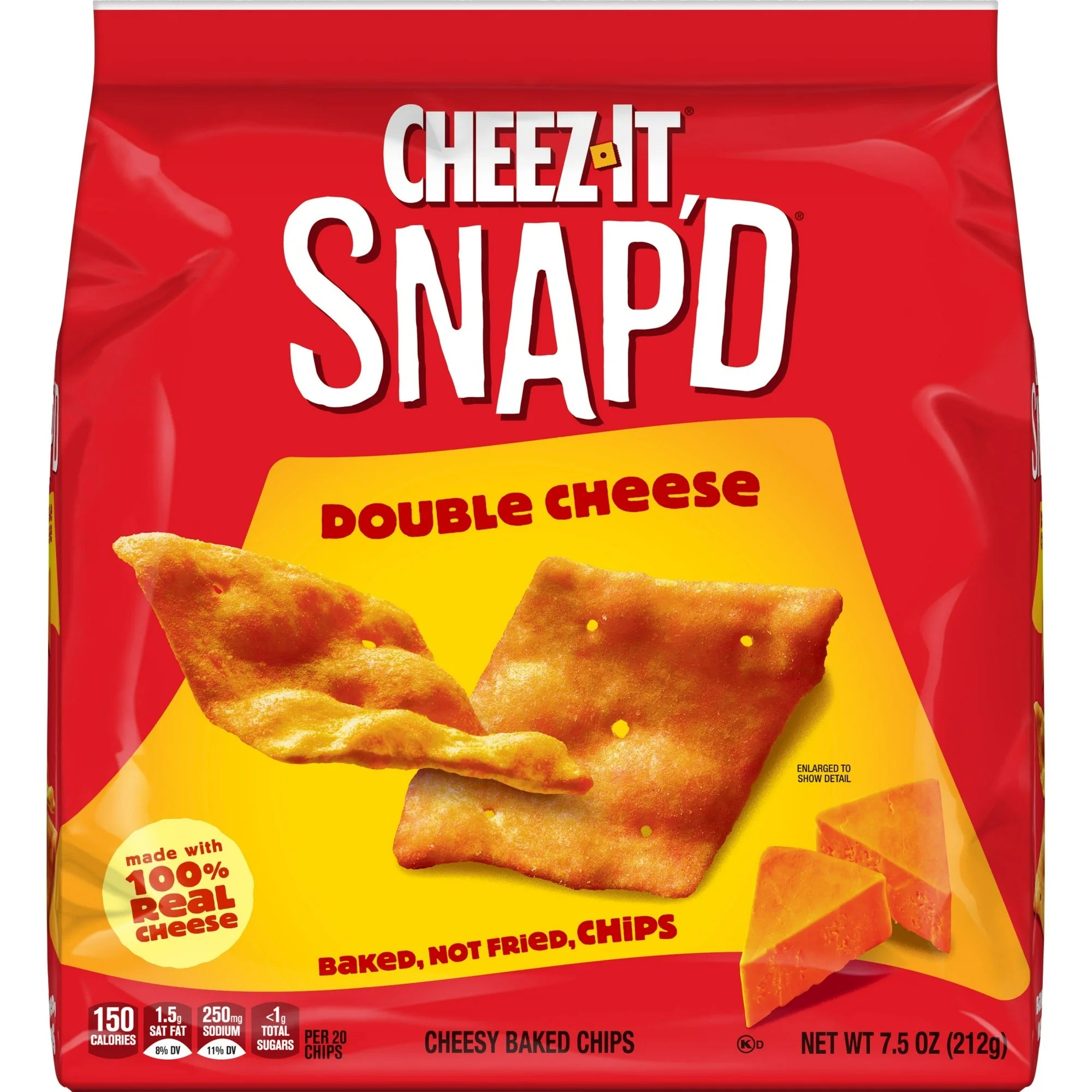 Cheez-It Snap'd Double Cheese Cheesy Baked Chips