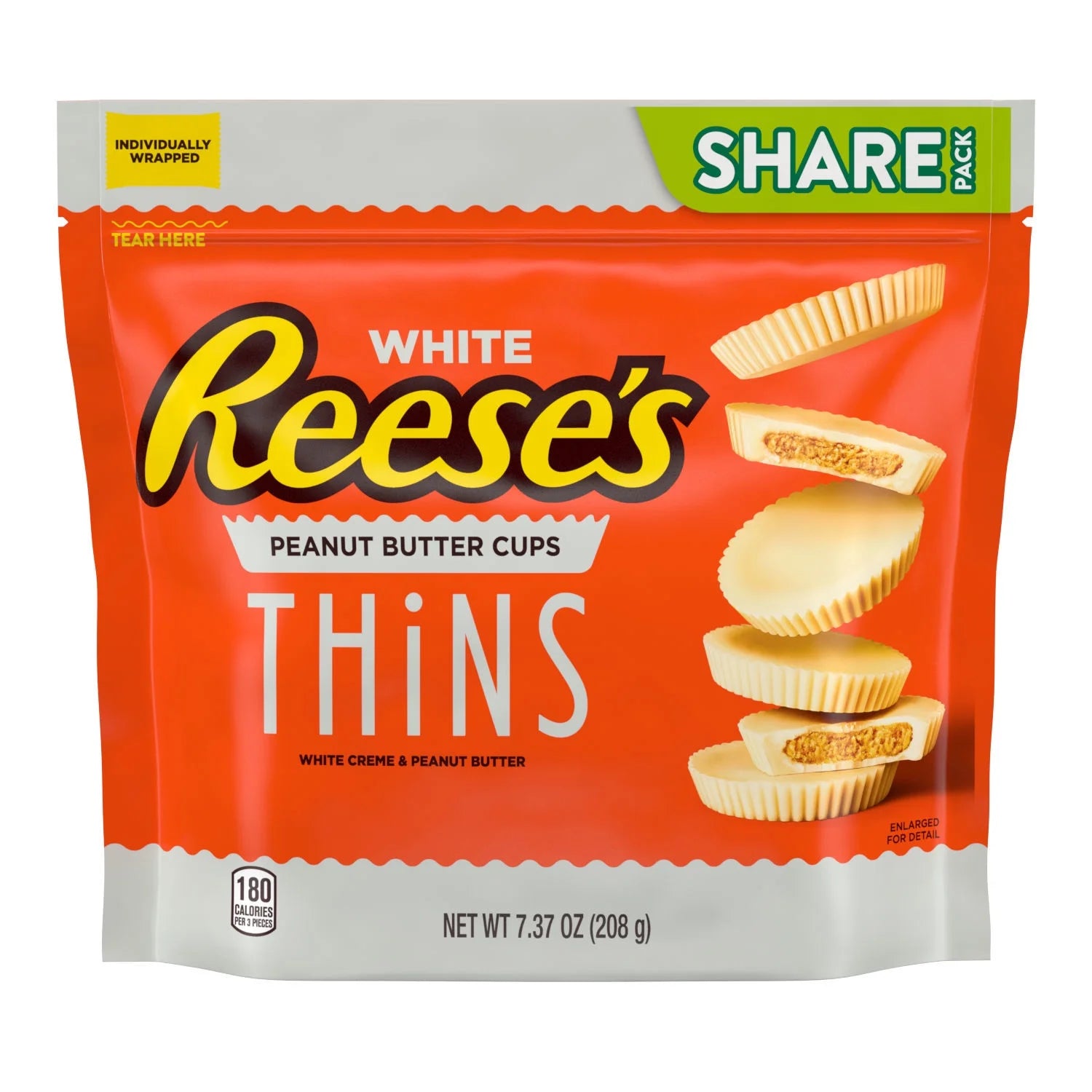Reese's Thins White Creme Peanut Butter Cups – Thin American Peanut Butter Candy