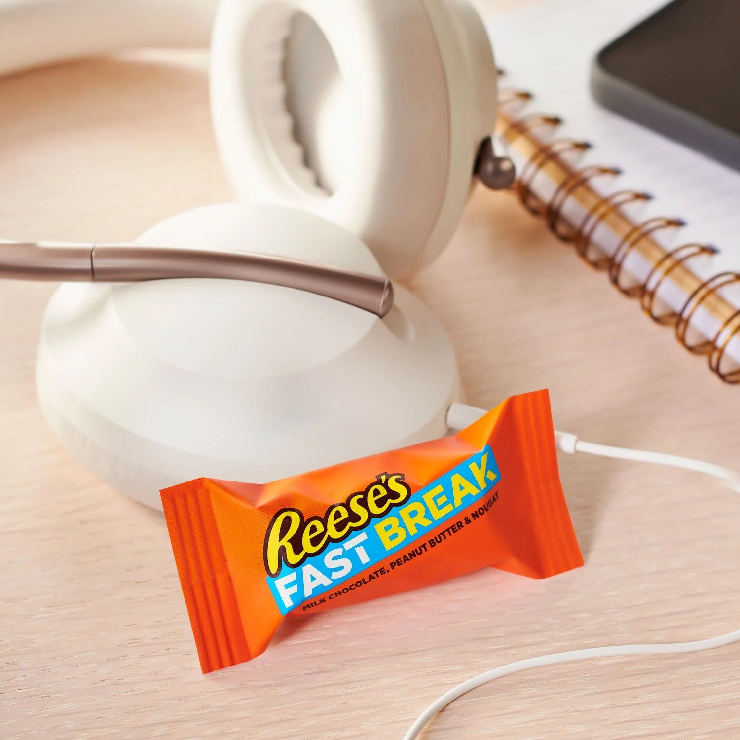 Barres de nougat au beurre de cacahuète Reese's Fast Break – Bonbons américains au chocolat et au beurre de cacahuète