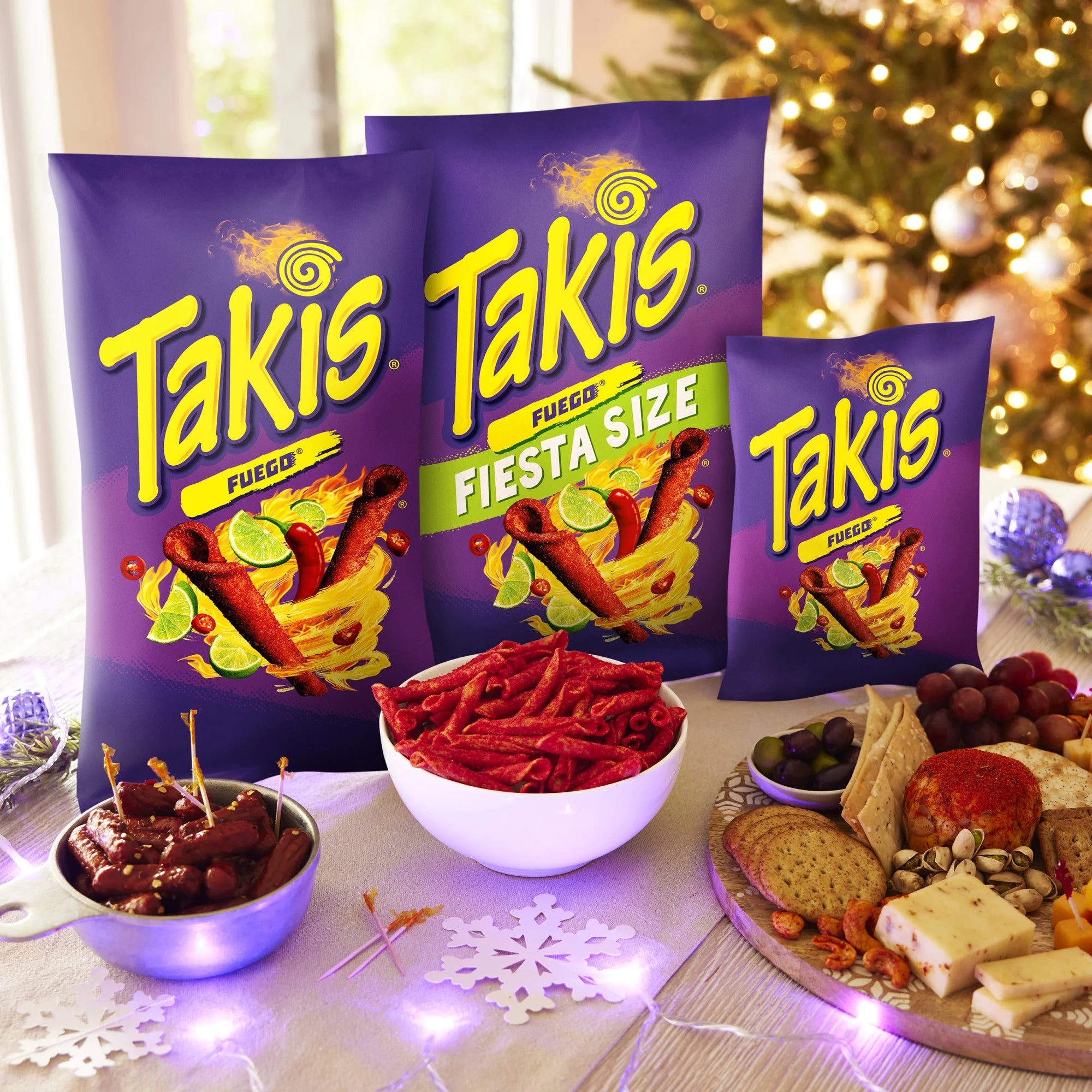 Chips de tortilla roulées Takis Fuego