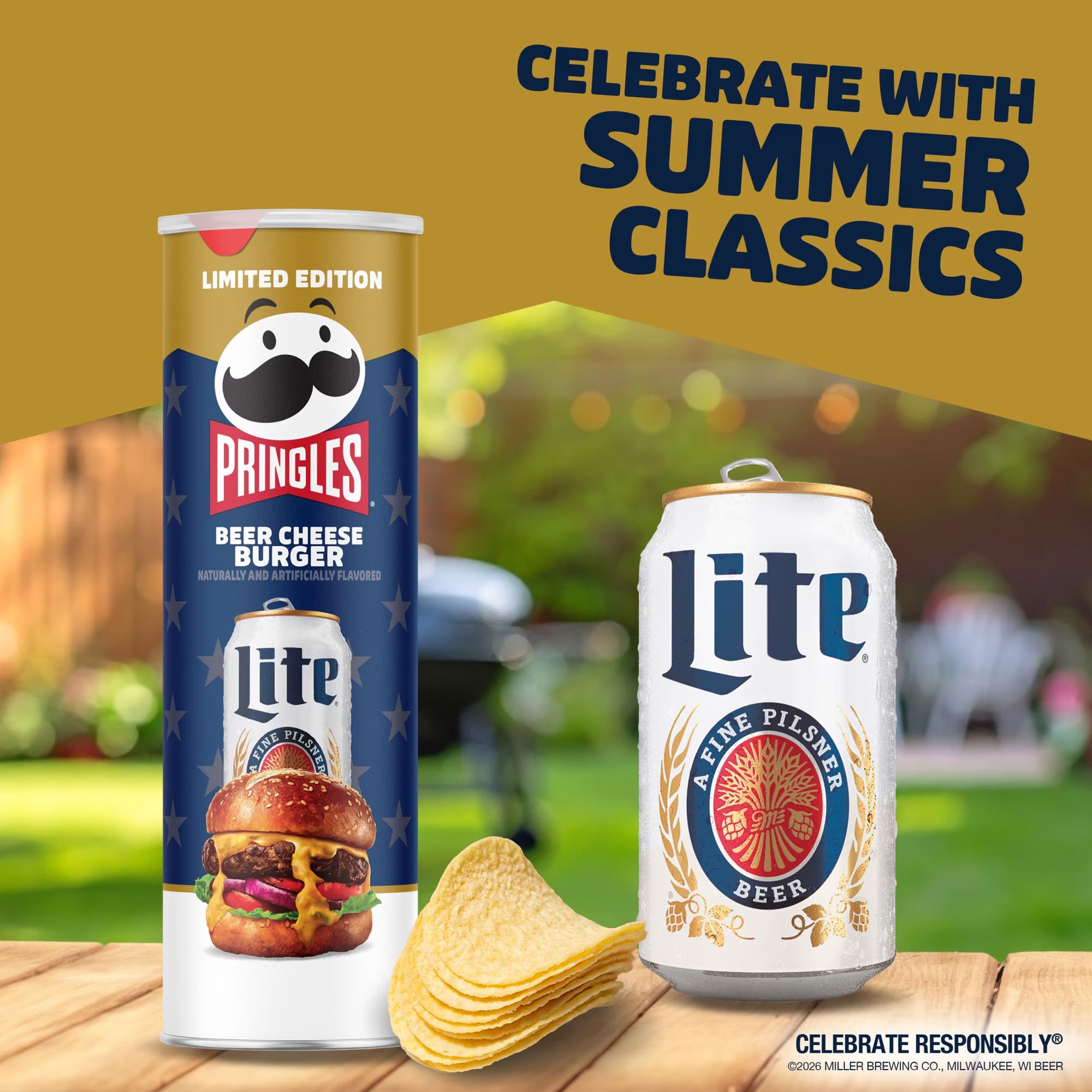 Pringles Beer Cheese Burger