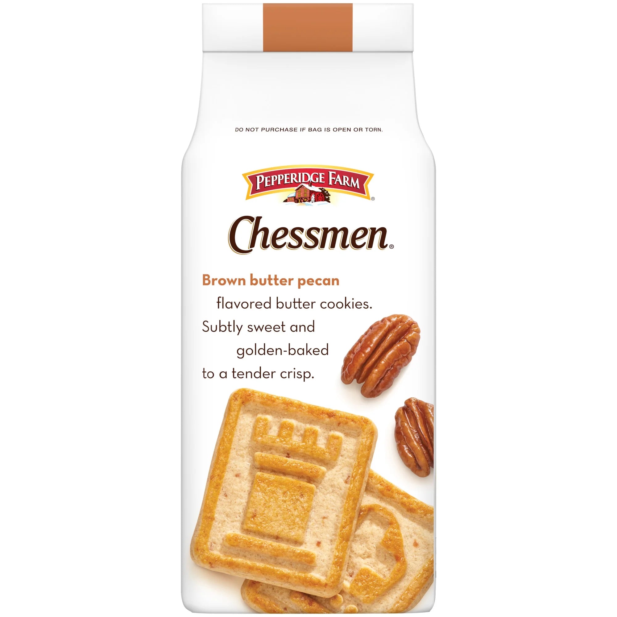Biscuits Pepperidge Farm Chessmen à la saveur de noix de pécan et beurre noisette – Biscuits américains classiques