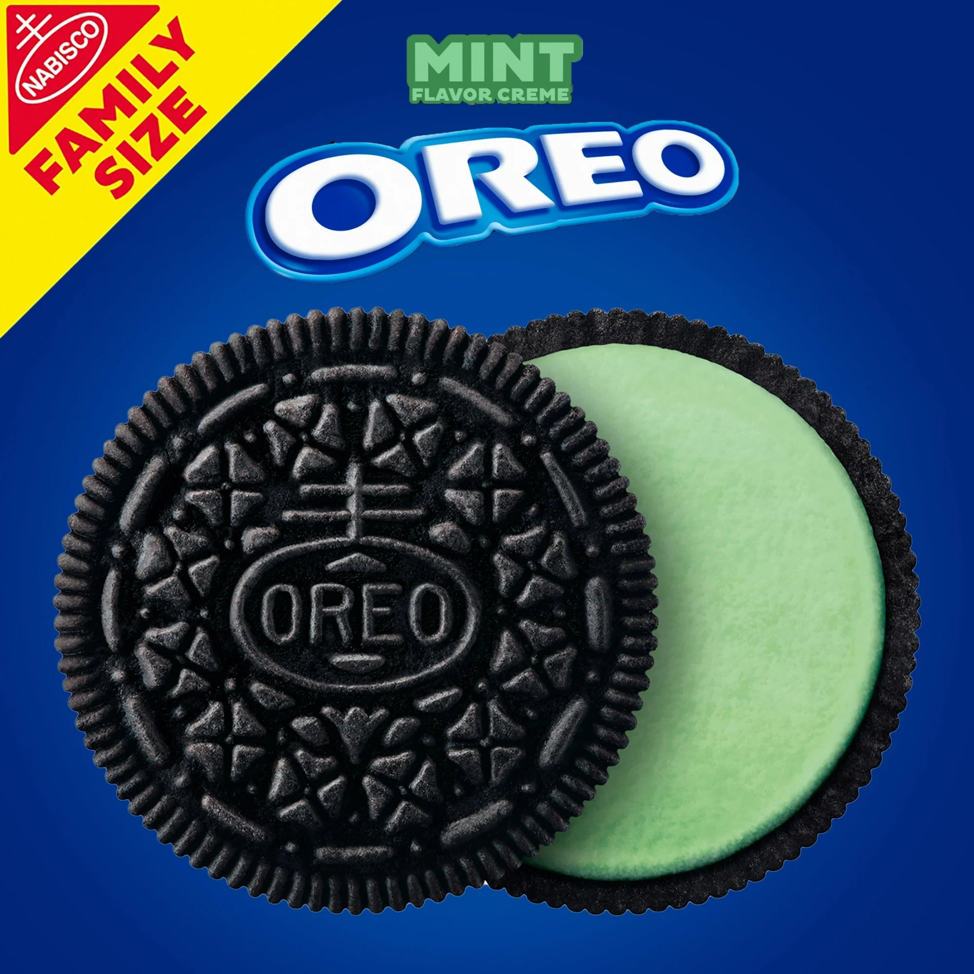Oreo Mint Creme Sandwich Cookies – American Chocolate Cookies with Mint Filling