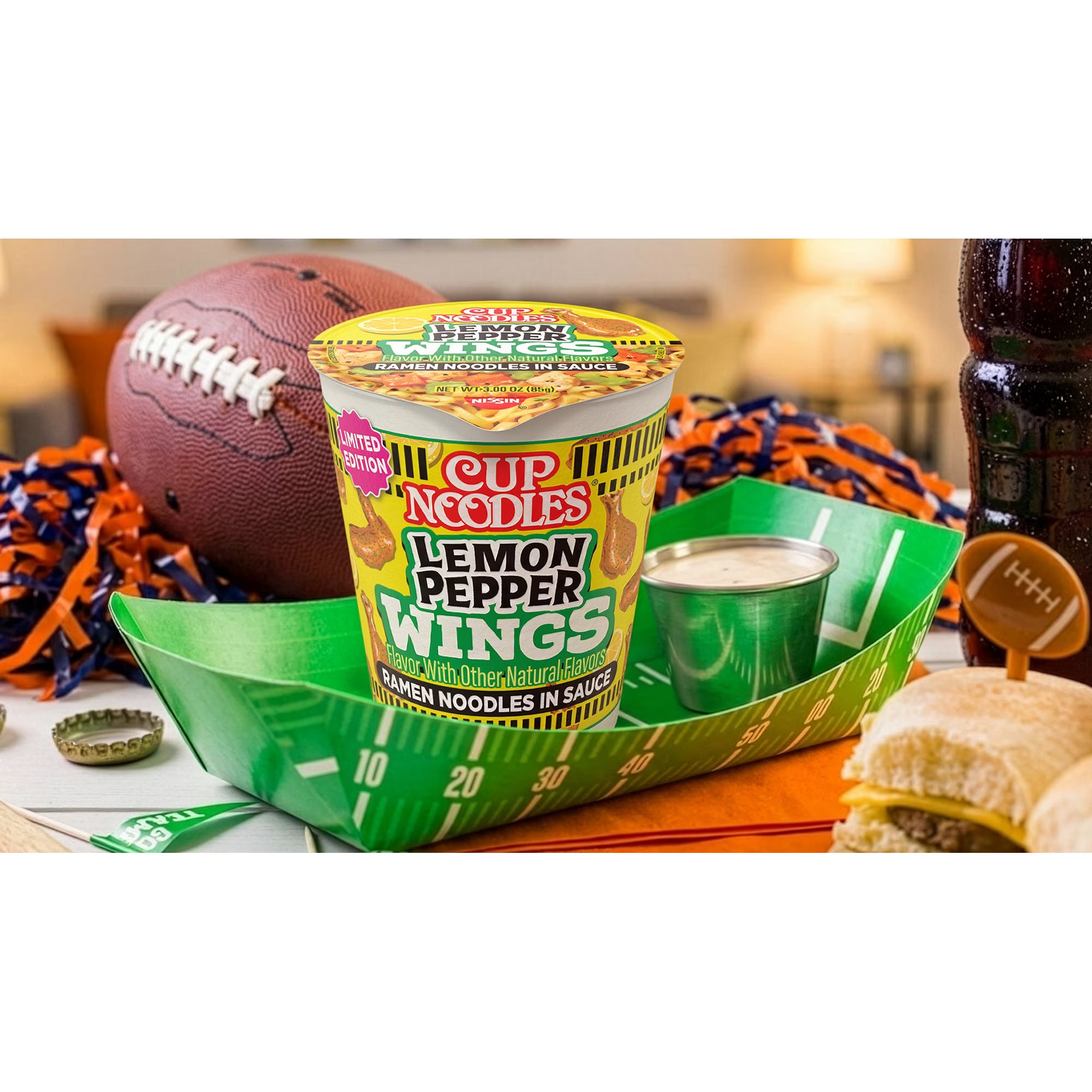 Nouilles Nissin Cup Noodles Goût Ailes de Poulet Citron et Poivre