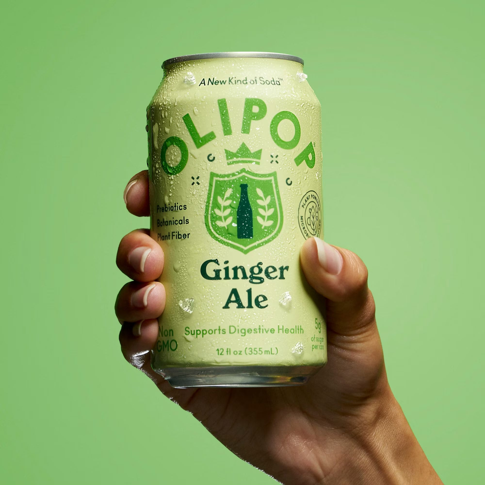 OLIPOP Soda prébiotique Ginger Ale