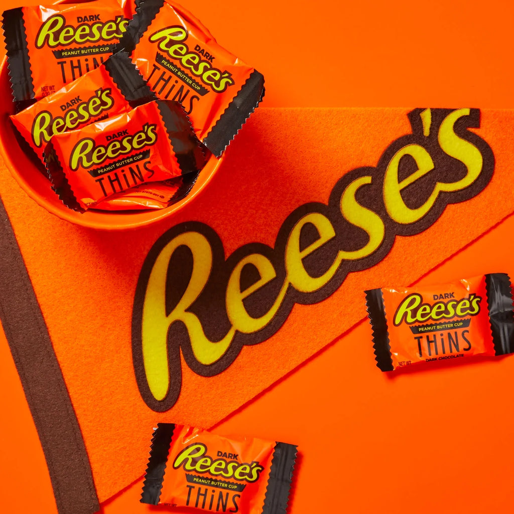 Reese's Thins Dark Chocolate Peanut Butter Cups – Thin American Peanut Butter Candy