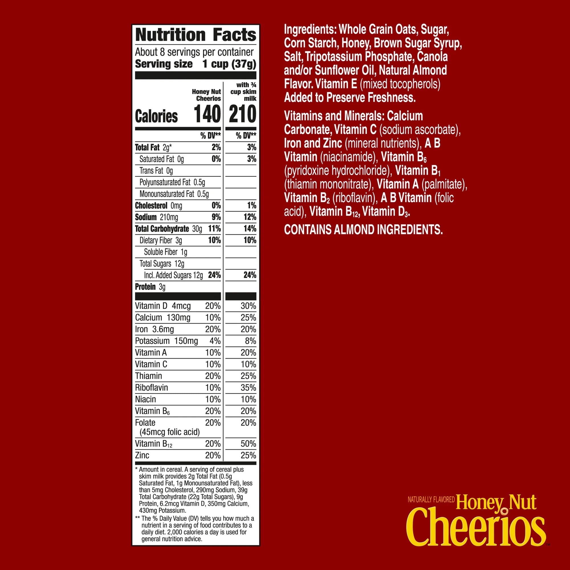 Honey Nut Cheerios Cereal