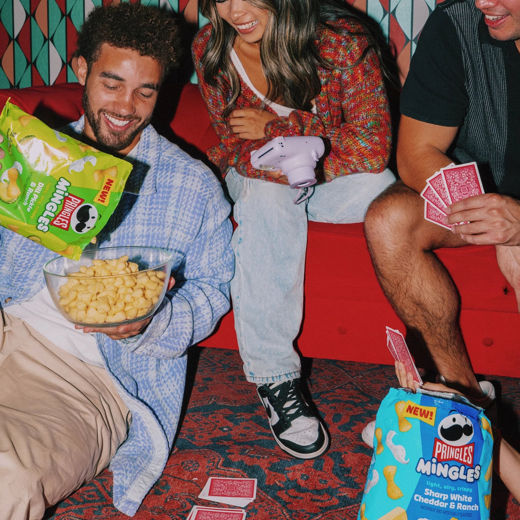 Pringles Mingles Sharp White Cheddar and Ranch Puffed Snacks