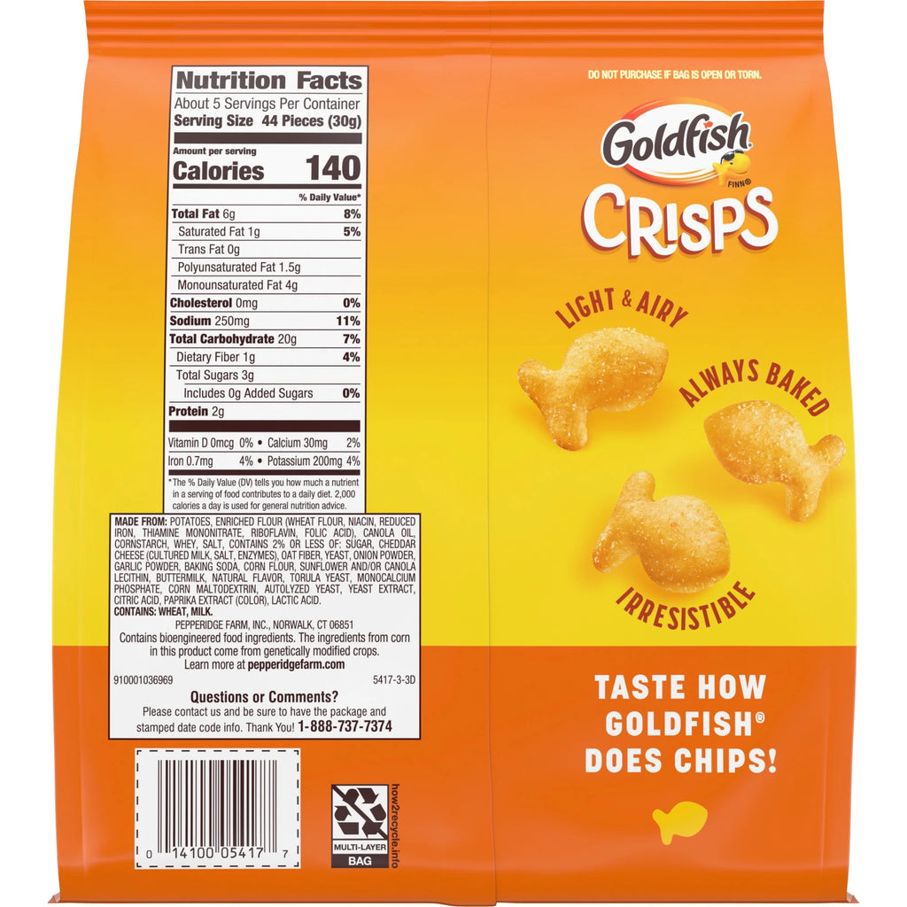 Chips Goldfish au cheddar