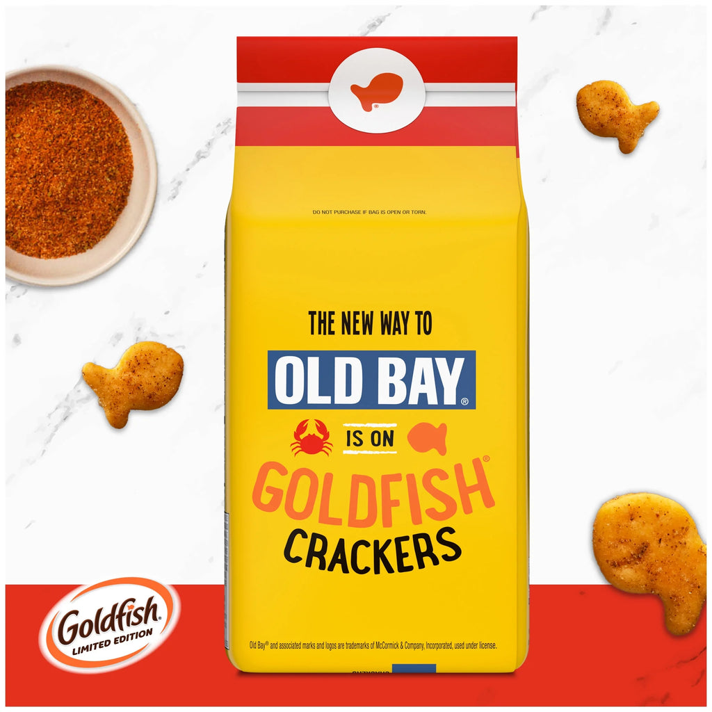 Biscuits Goldfish assaisonnés Old Bay