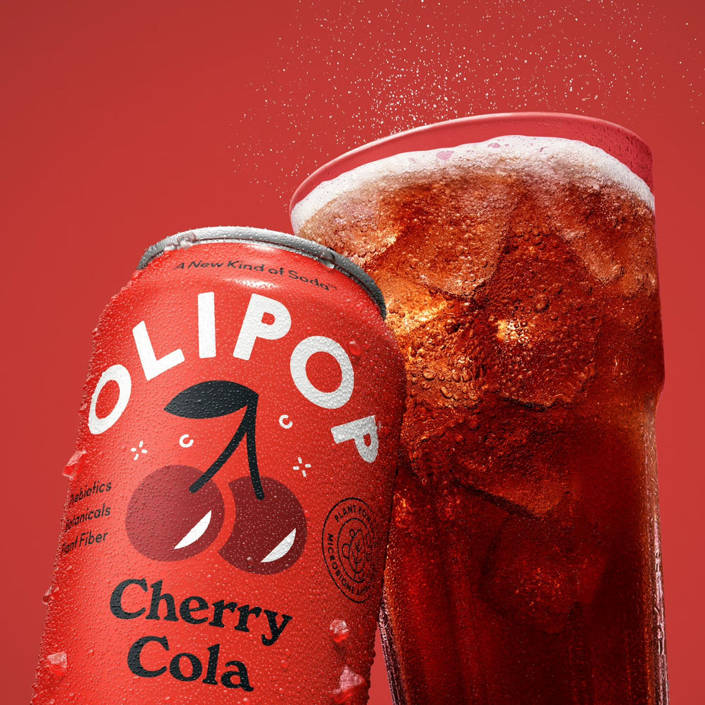 OLIPOP Prebiotic Soda Cherry Cola
