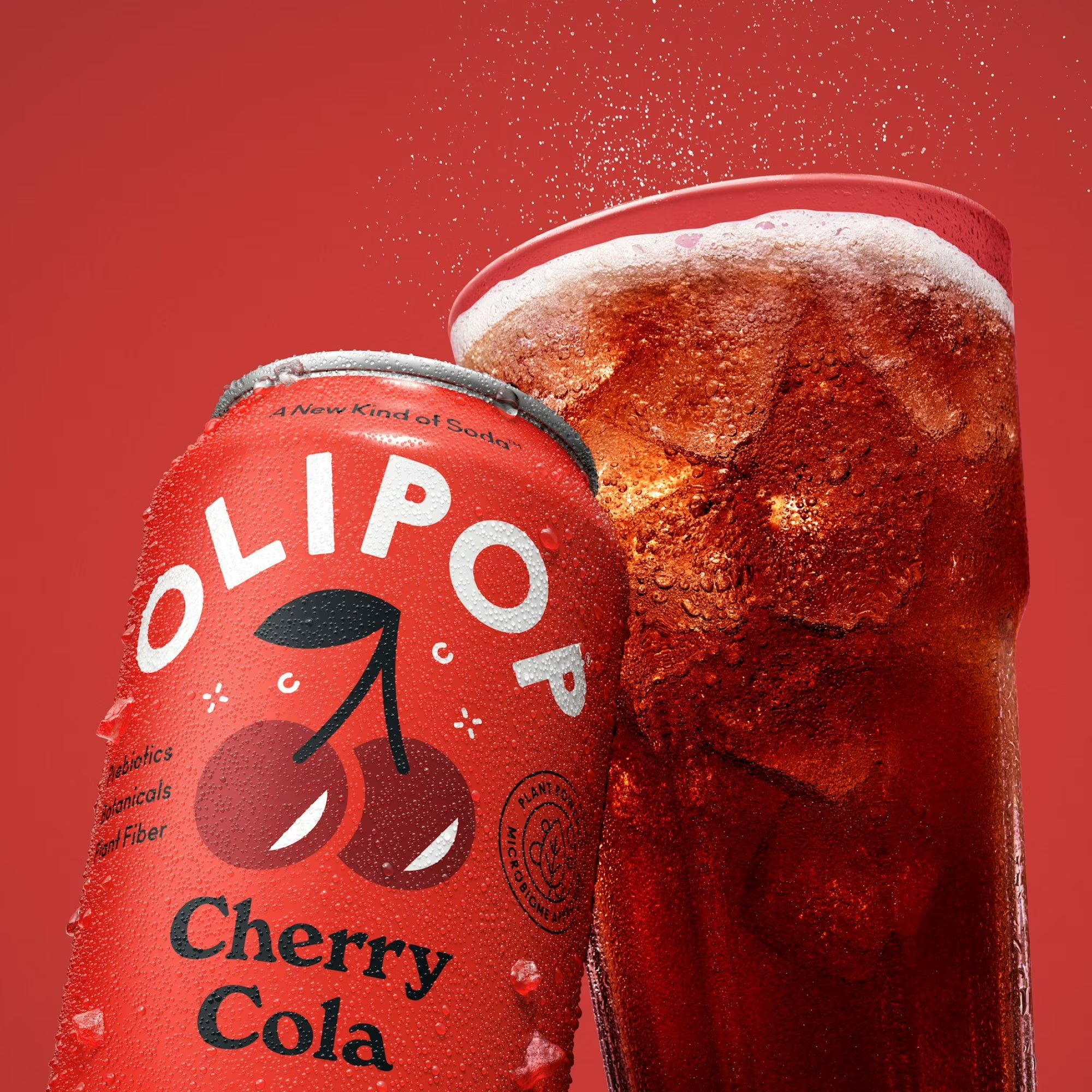 OLIPOP Prebiotic Soda Cherry Cola