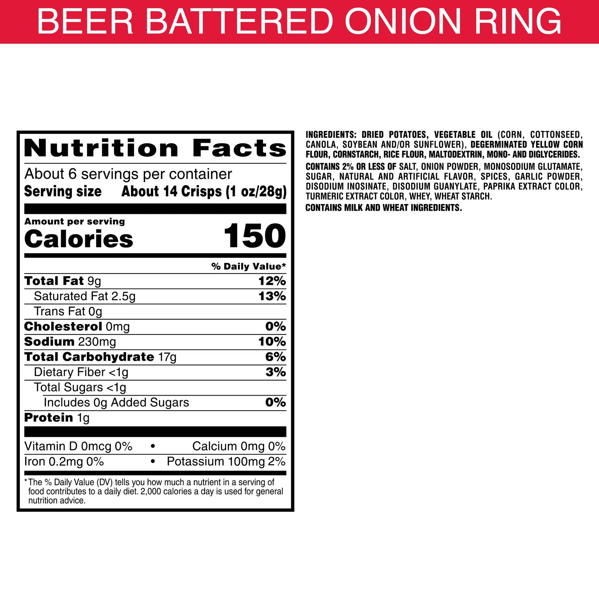 Pringles Beer-Battered Onion Ring