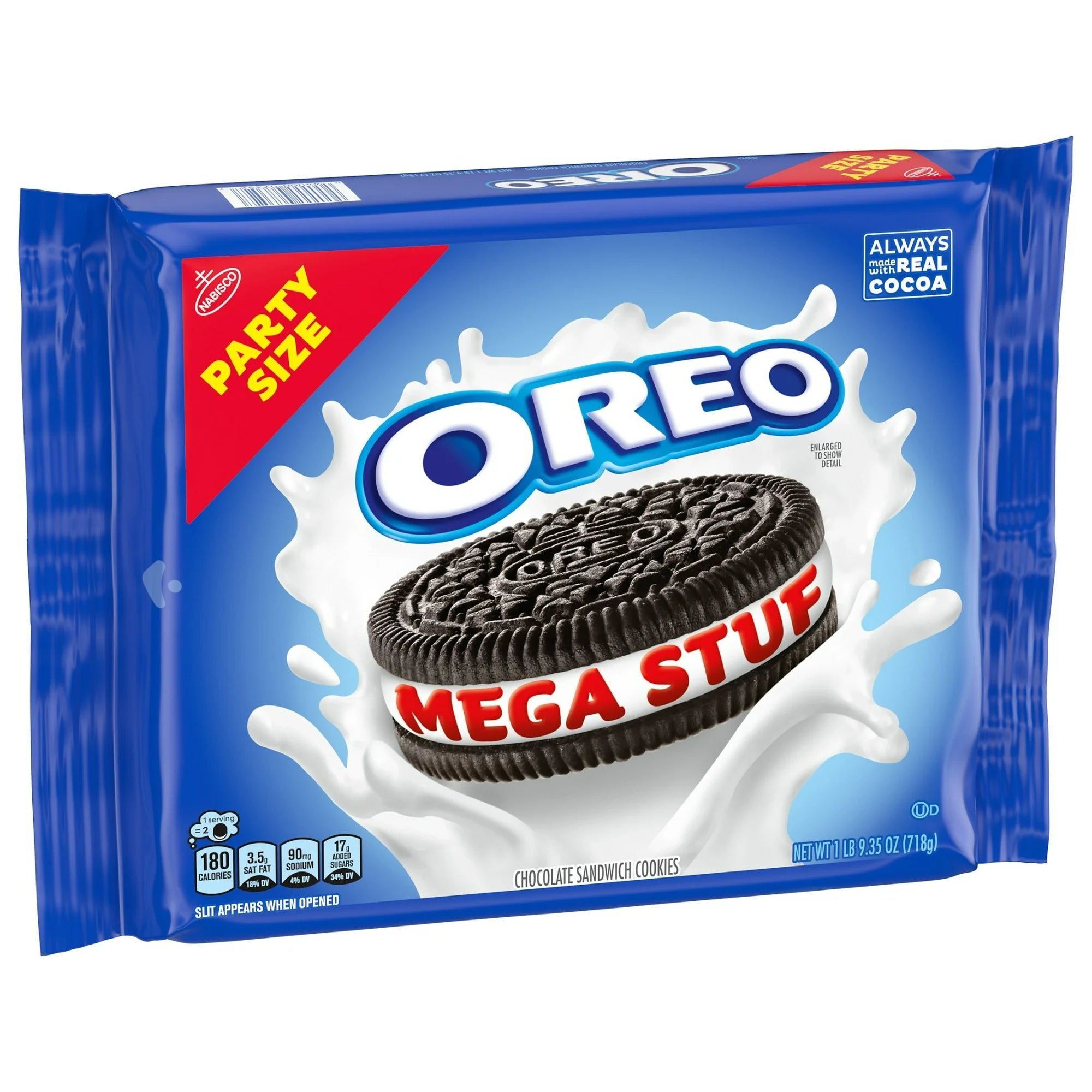 Oreo Mega Stuf Chocolate Sandwich Cookies – Extra Creme American Oreo Cookies
