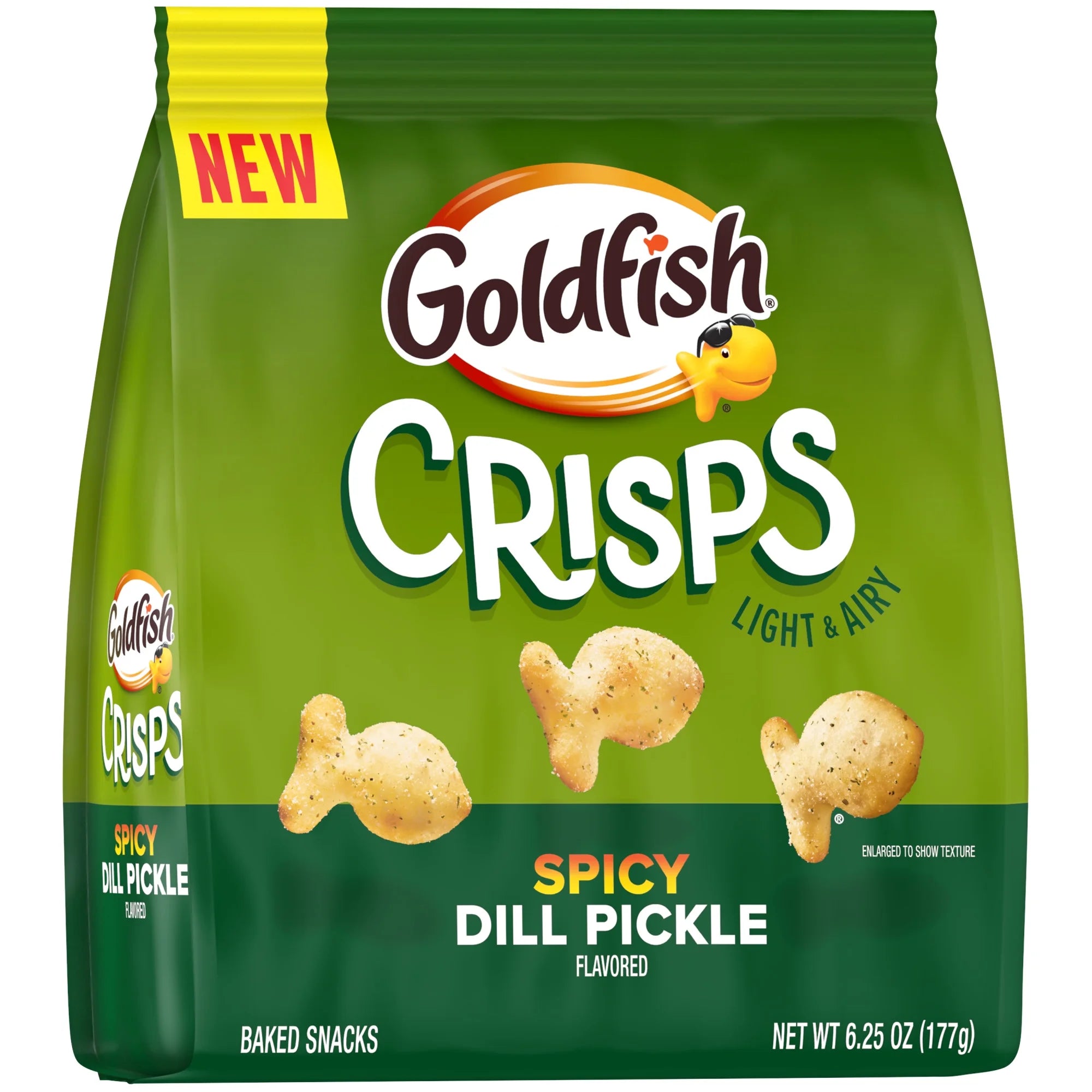 Goldfish Crisps Spicy Dill Pickle Crackers