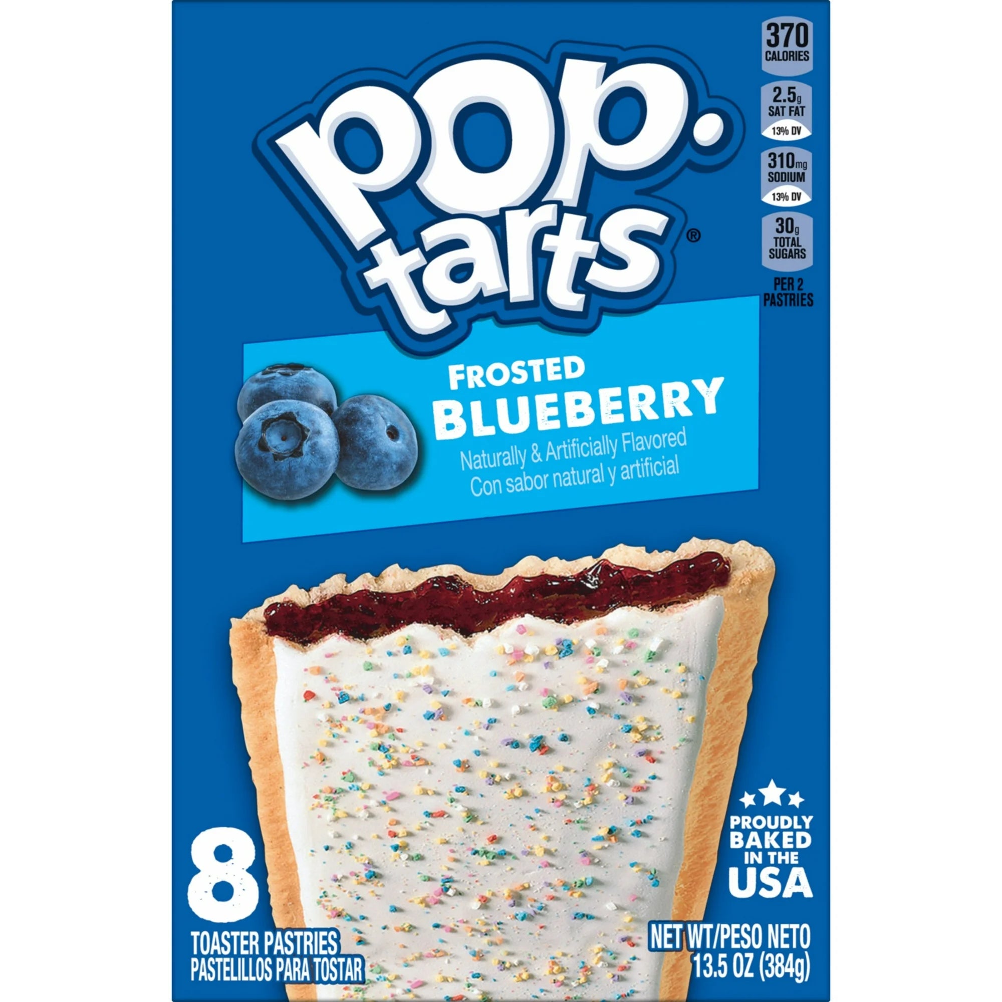 Pop-Tarts Frosted Blueberry Toaster Pastries