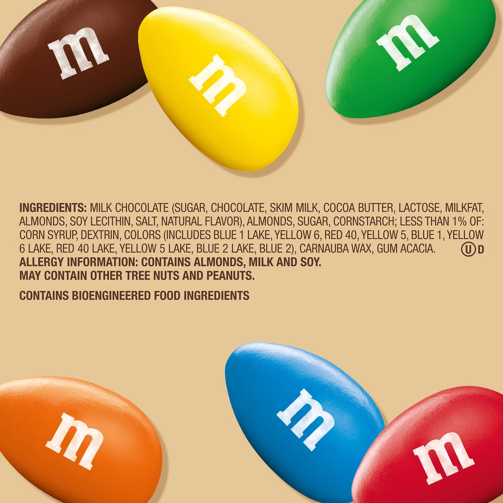 Bonbons au chocolat au lait d'amande M&M's