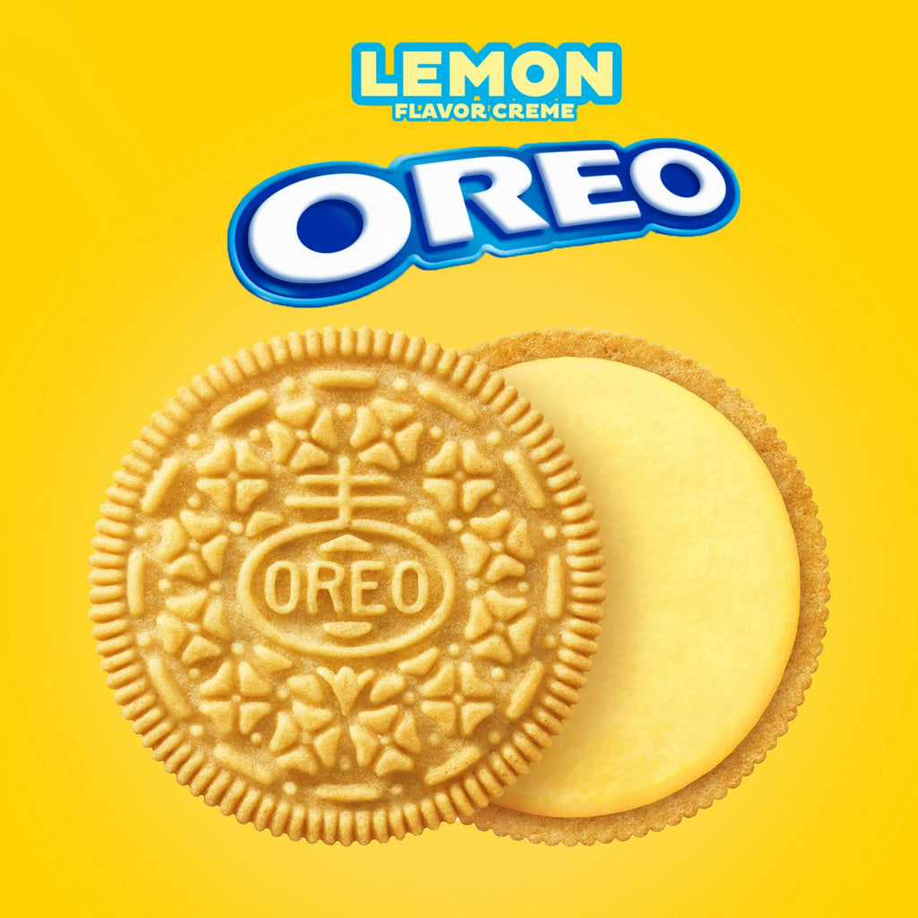 Oreo Lemon Creme Sandwich Cookies – American Sandwich Cookies with Lemon Filling
