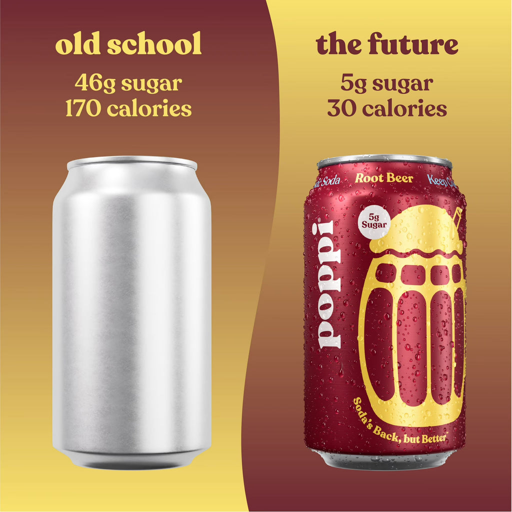 poppi Prebiotic Soda Root Beer