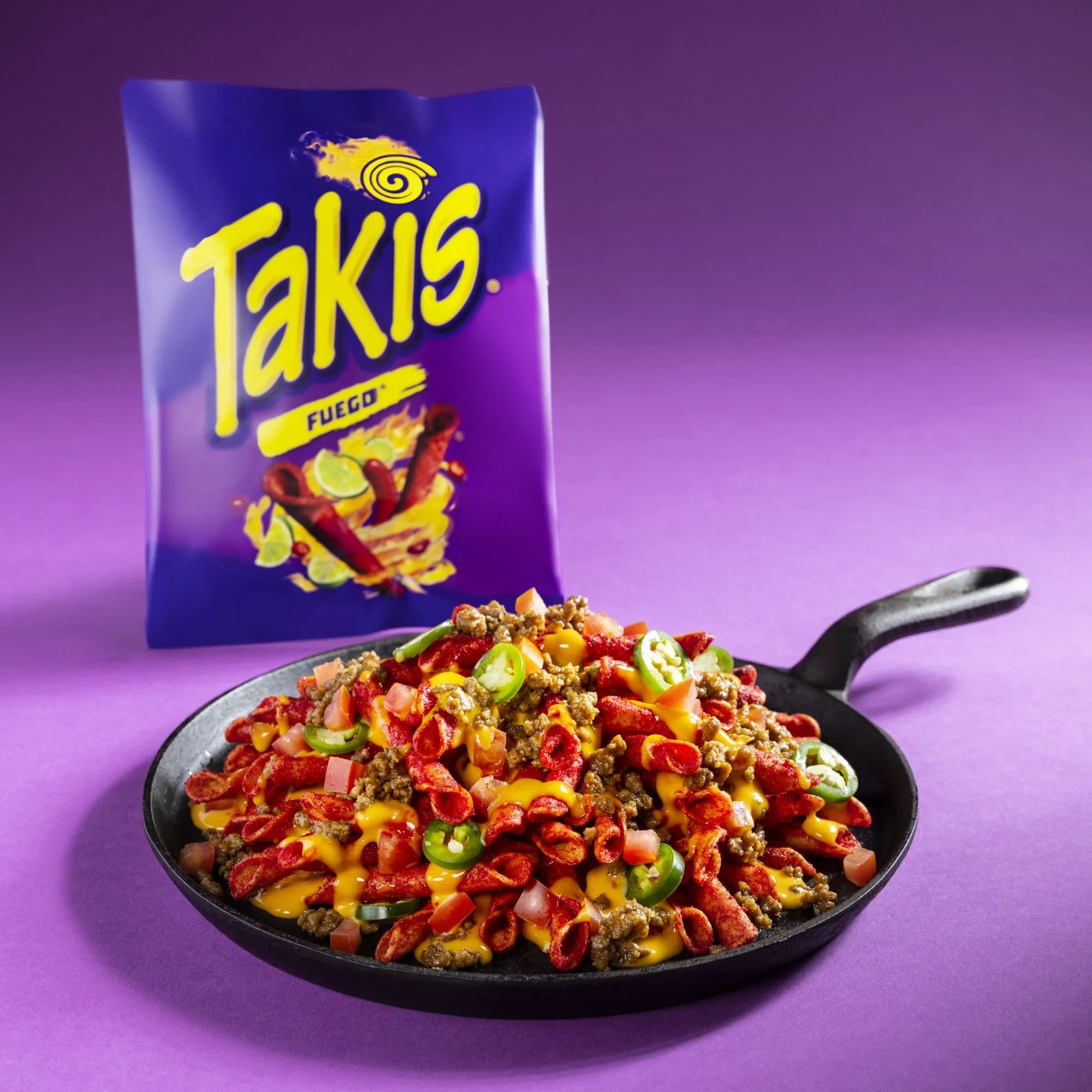 Chips de tortilla roulées Takis Fuego