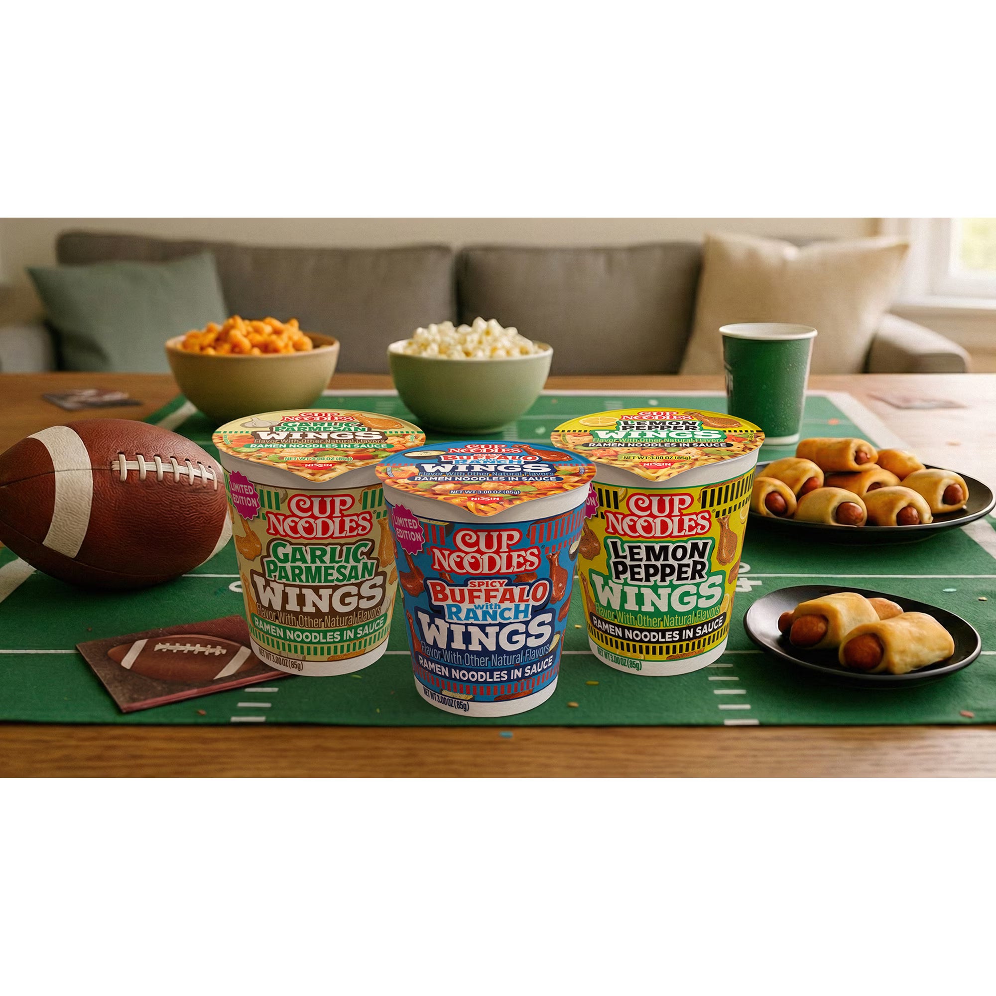 Nouilles Nissin Cup Noodles Goût Ailes de Poulet Citron et Poivre