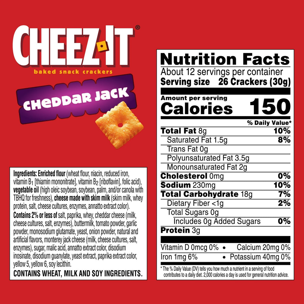 Cheez-It Cheddar Jack Cheese Crackers