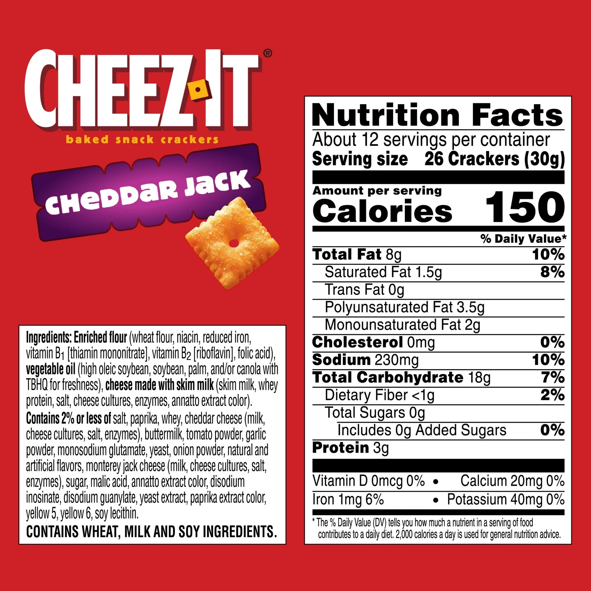 Cheez-It Cheddar Jack Cheese Crackers