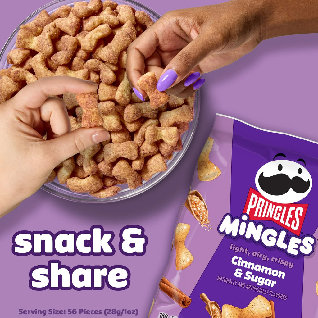 Pringles Mingles Cinnamon and Sugar Puffed Snacks