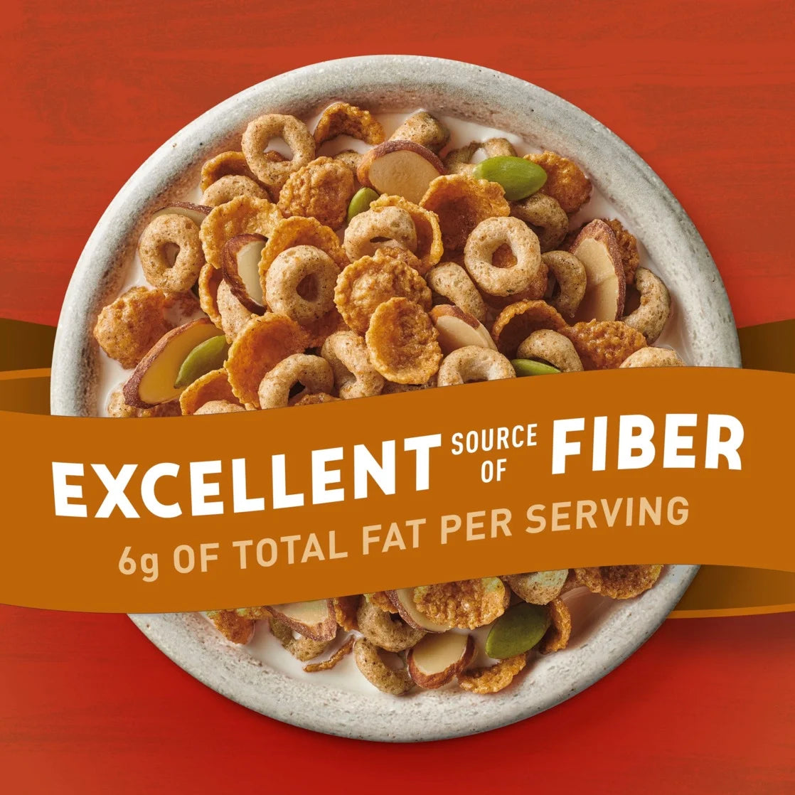 Cheerios Hearty Nut Medley Maple Cinnamon Cereal