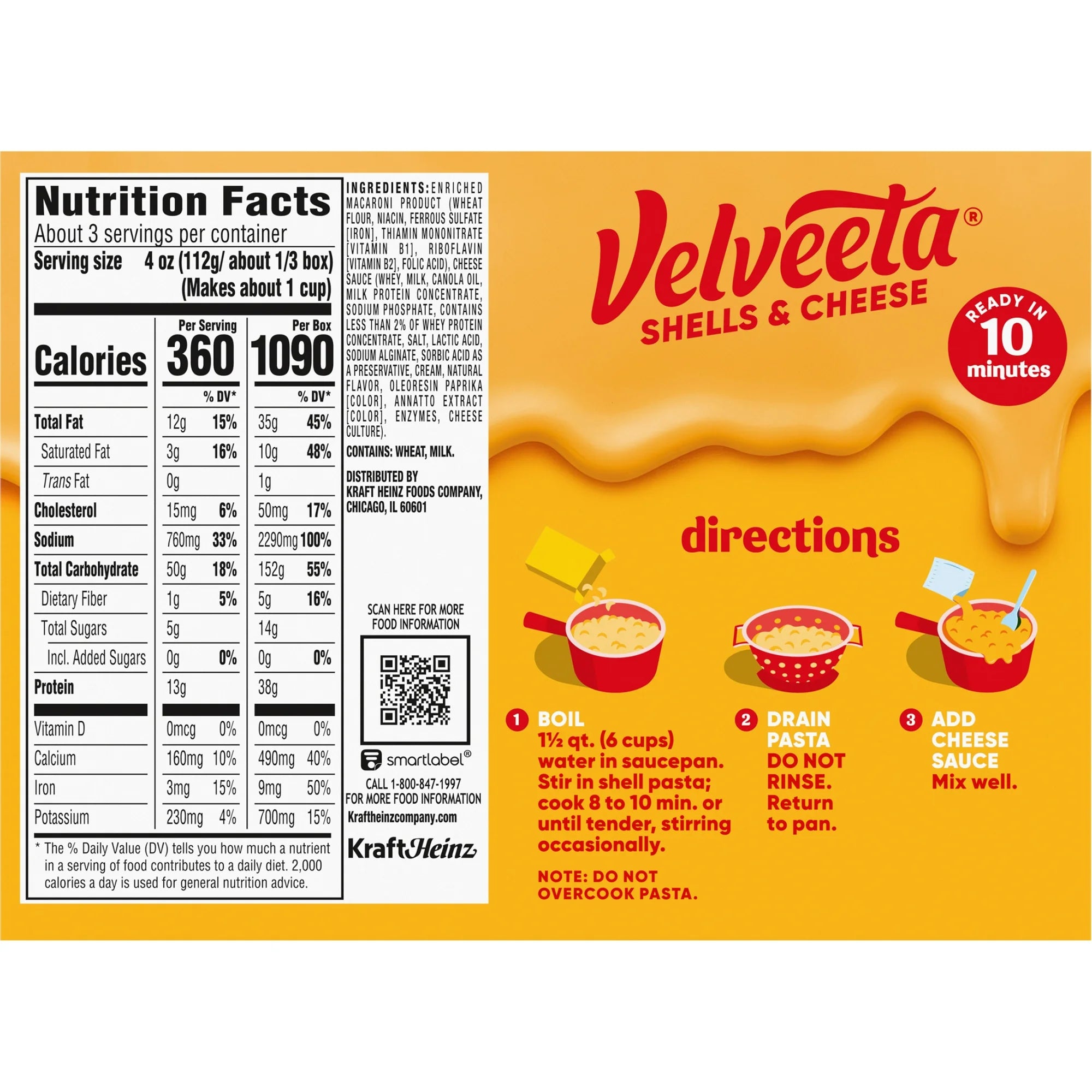 Coquillettes au fromage Velveeta, Macaroni au fromage Queso Blanco