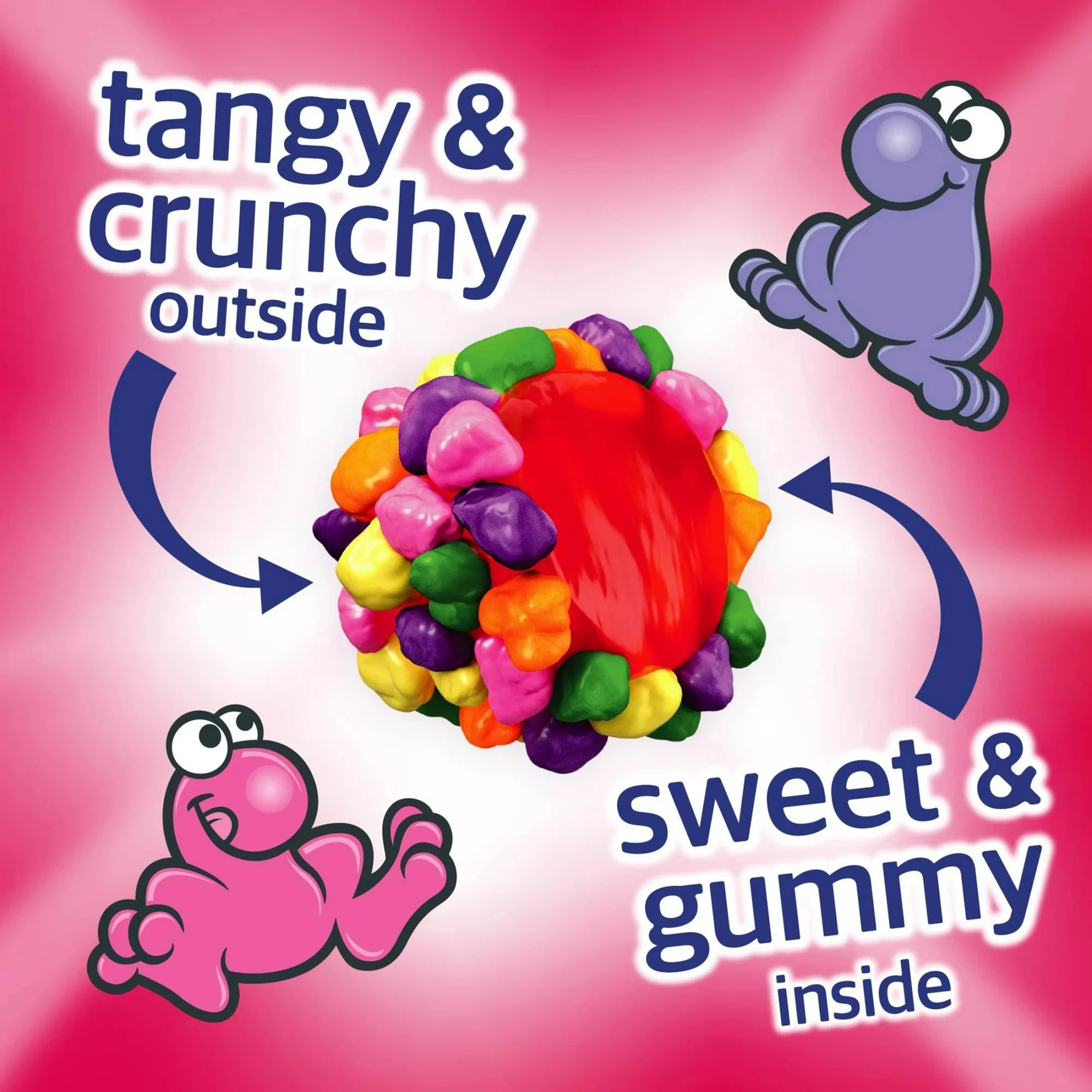 Bonbons gélifiés Nerds arc-en-ciel