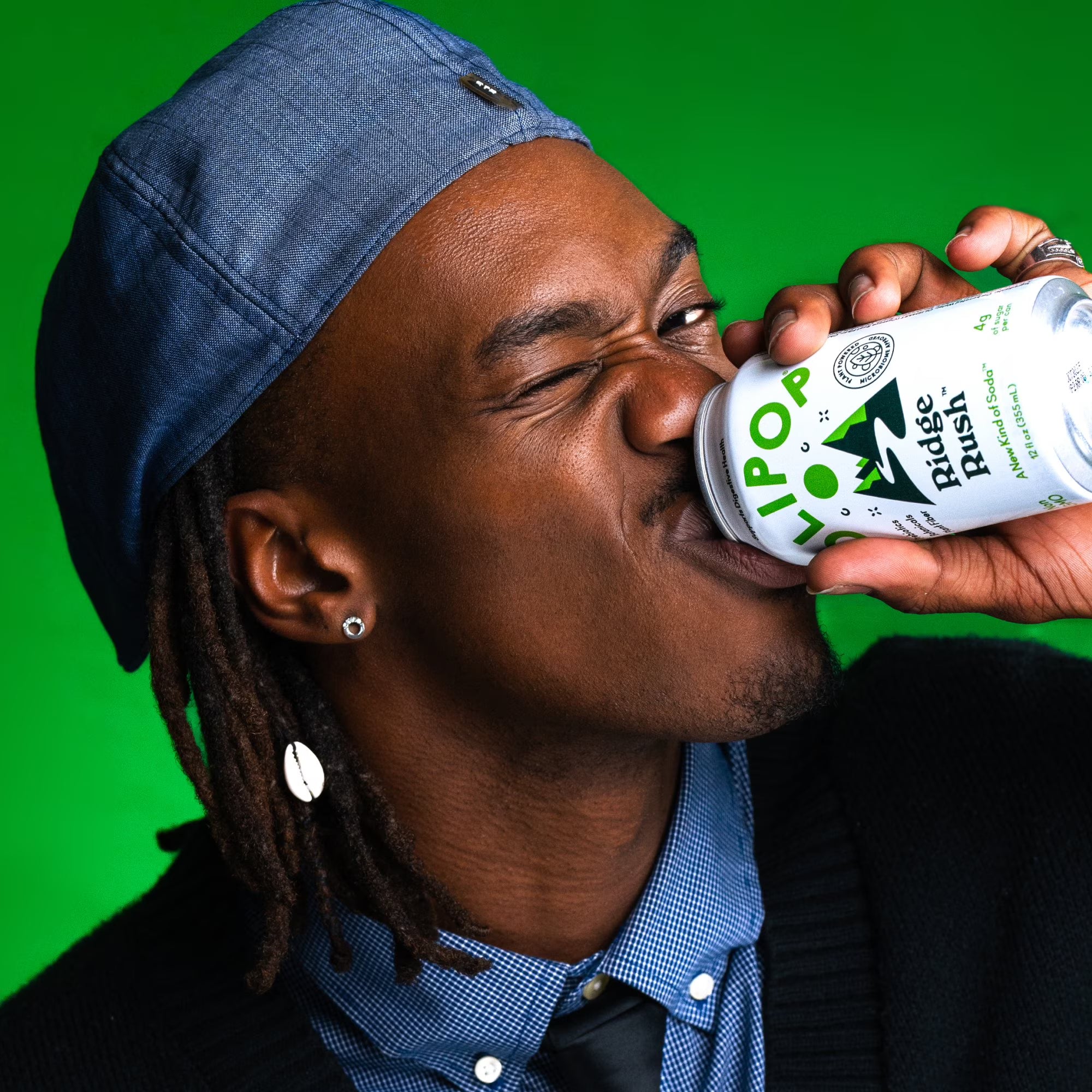 OLIPOP Prebiotic Soda Ridge Rush