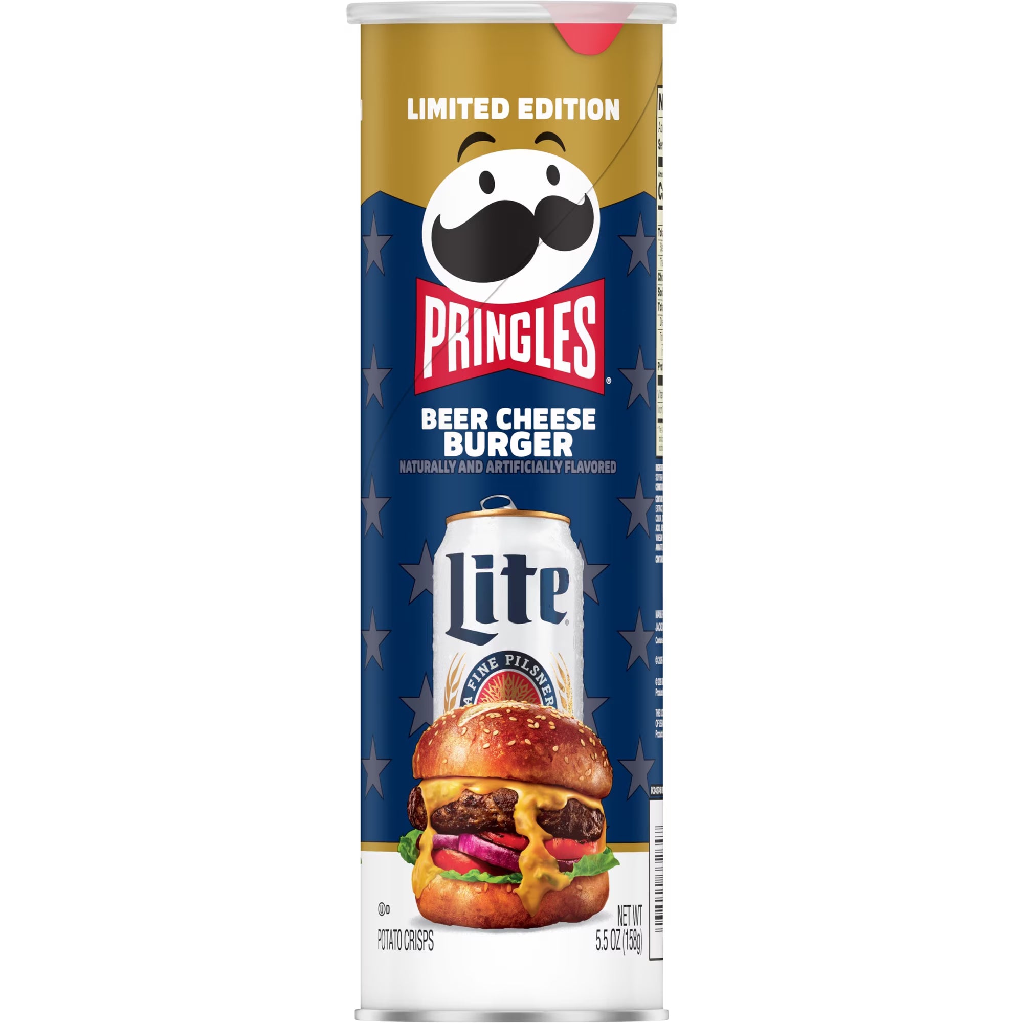 Pringles Beer Cheese Burger