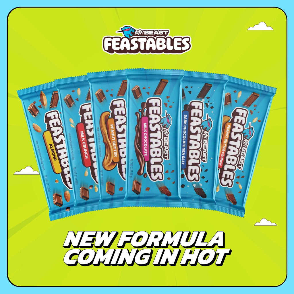Feastables MrBeast Barre de chocolat noir