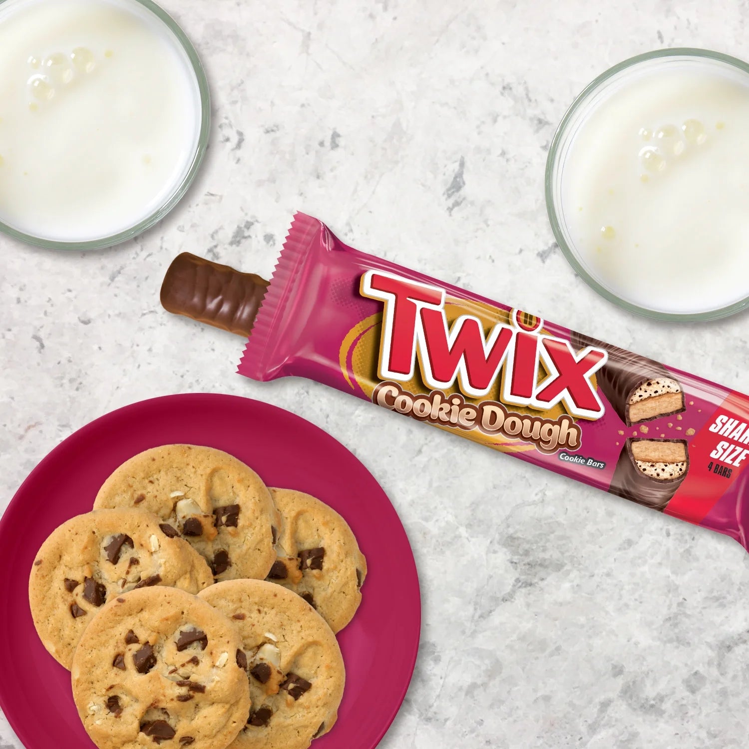Twix Cookie Dough Milk Chocolate Candy Bar
