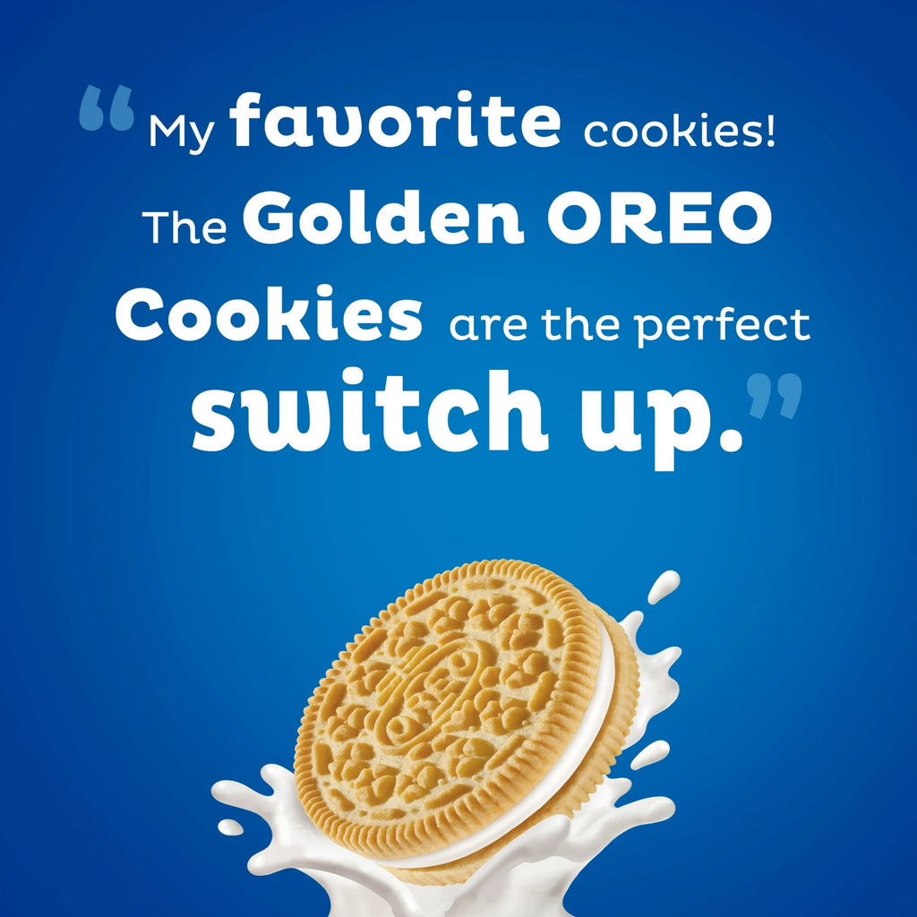 Oreo Golden Sandwich Cookies – Classic American Vanilla Sandwich Cookies