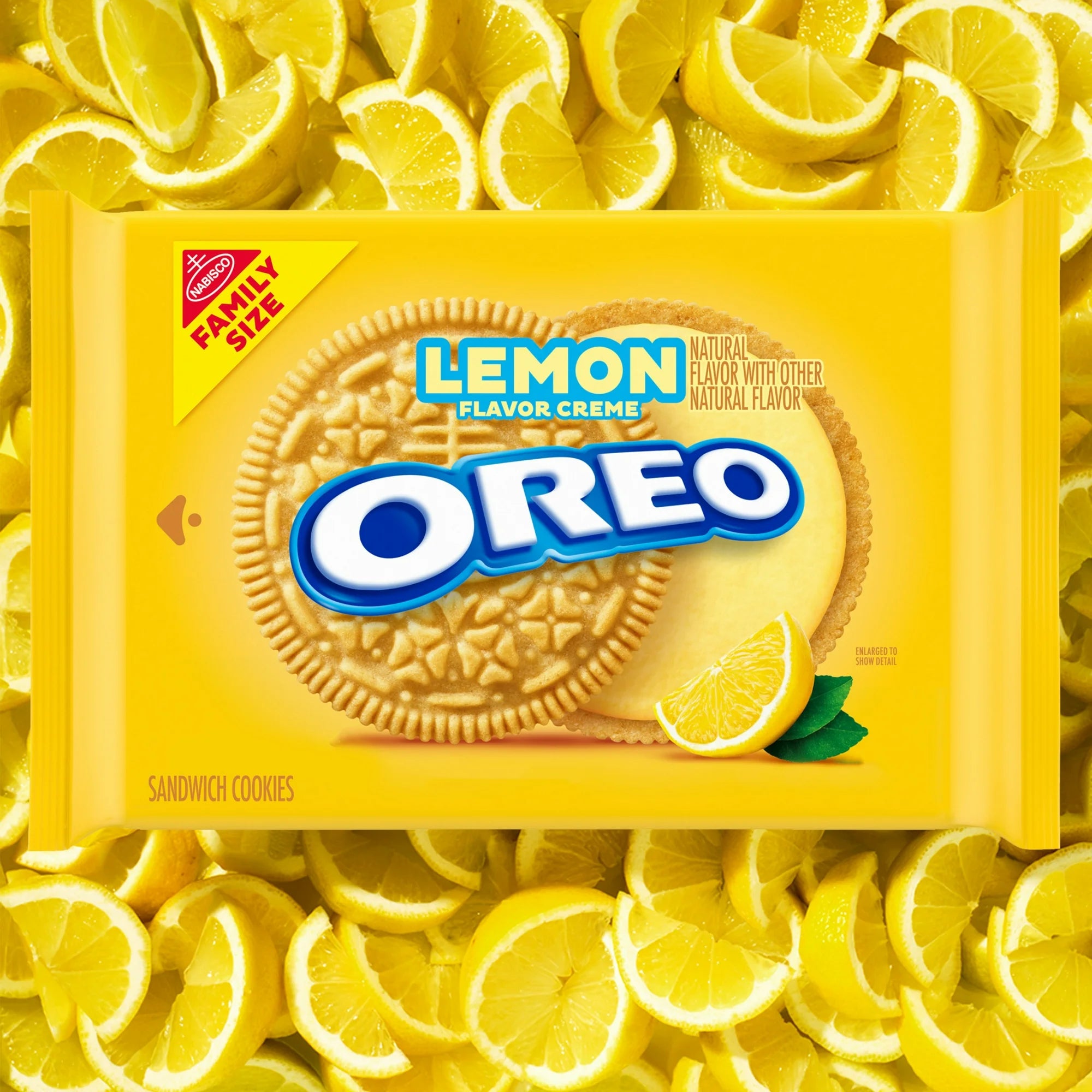 Oreo Lemon Creme Sandwich Cookies – American Sandwich Cookies with Lemon Filling