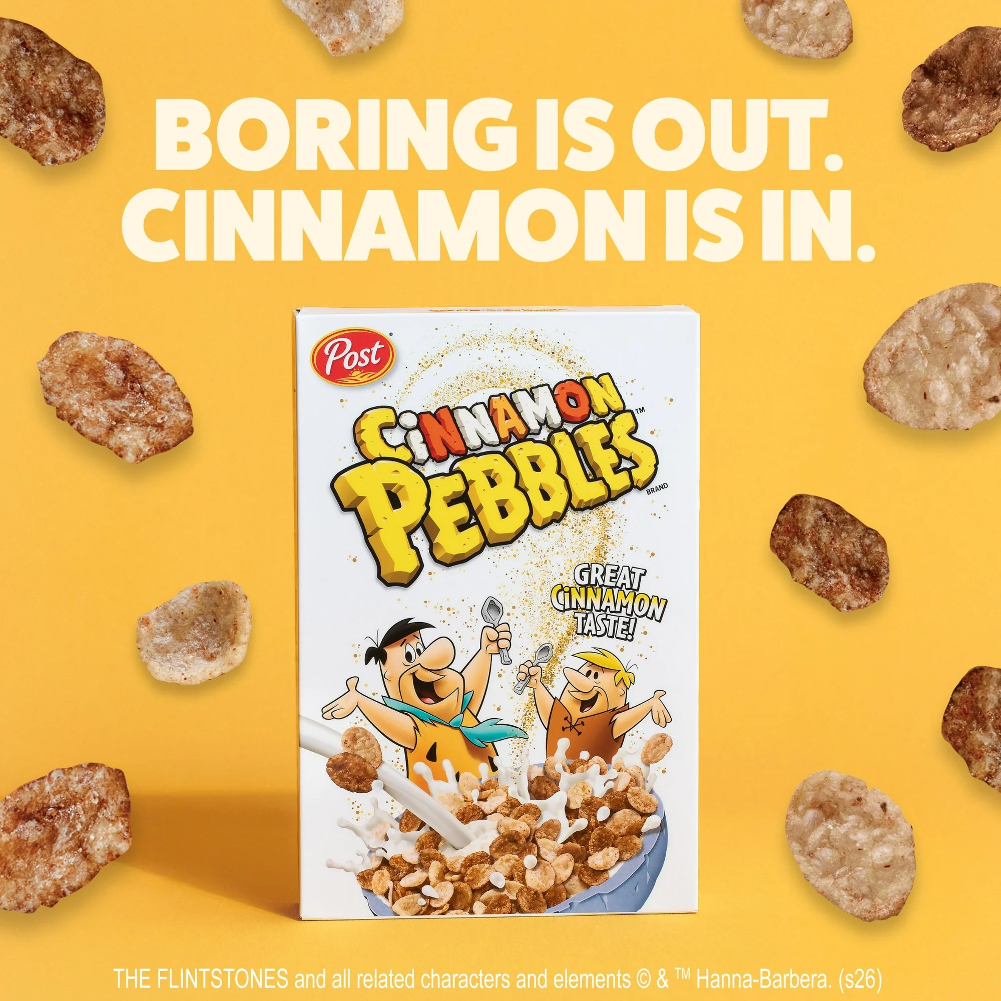 Post Cinnamon Pebbles Cereal