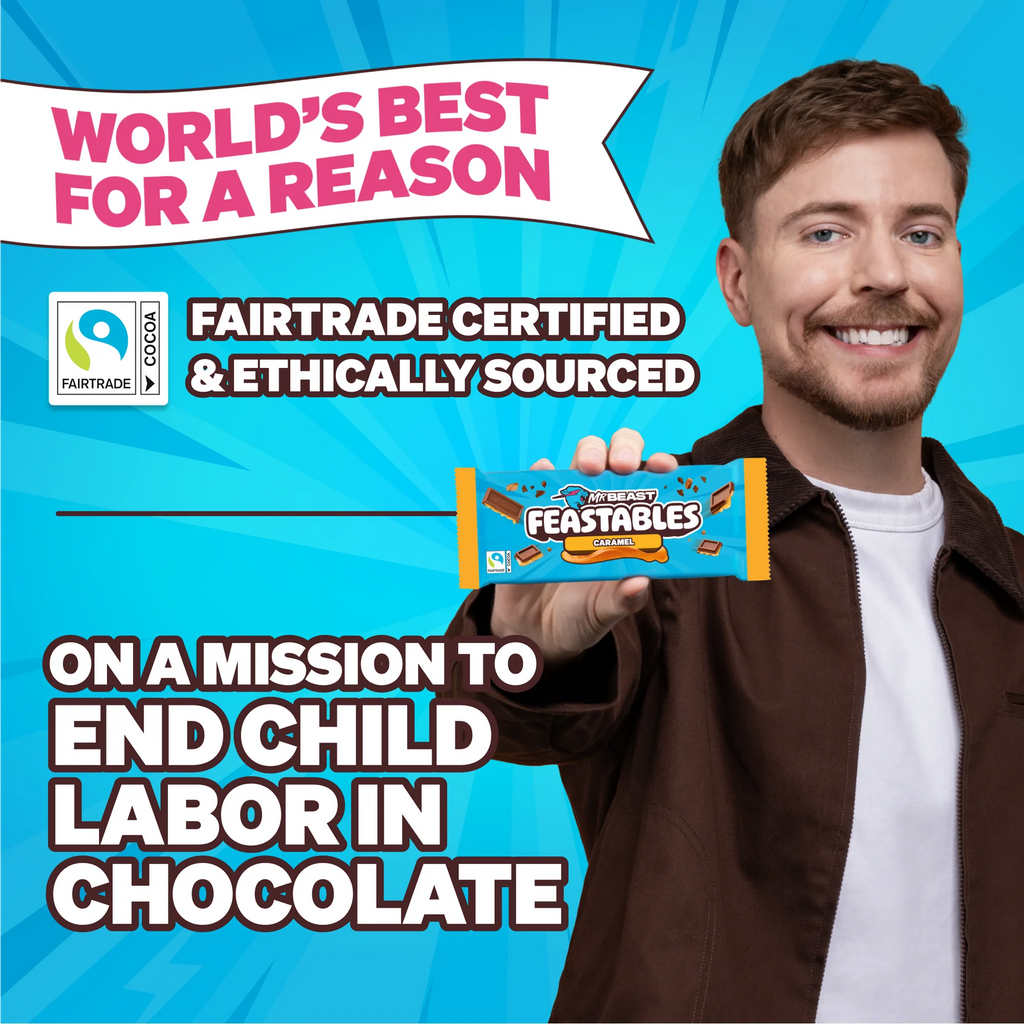 Feastables MrBeast Milk Chocolate Caramel Bar