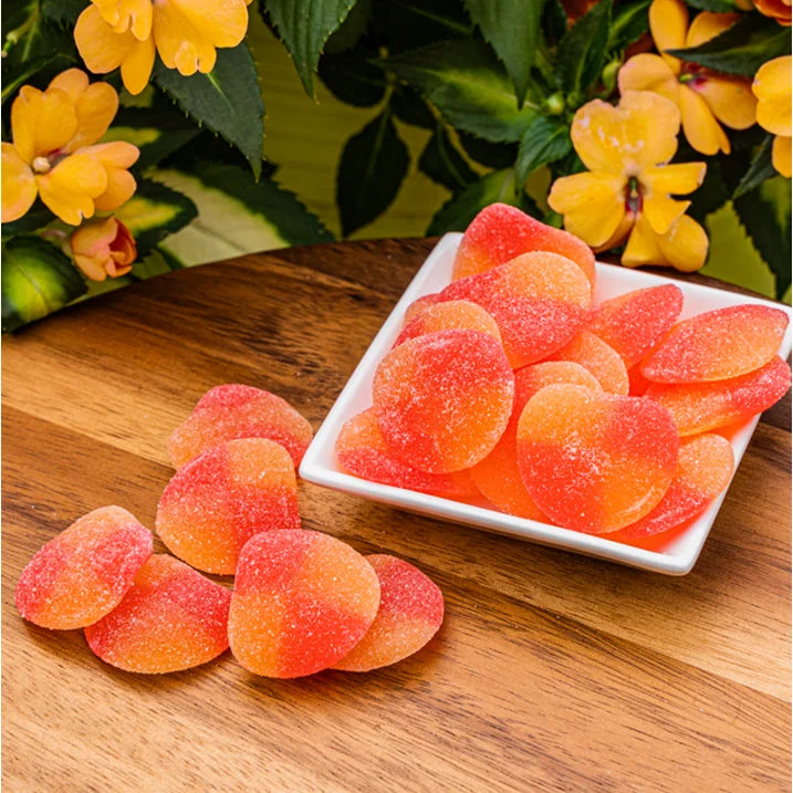 Bonbons gélifiés Haribo à la pêche