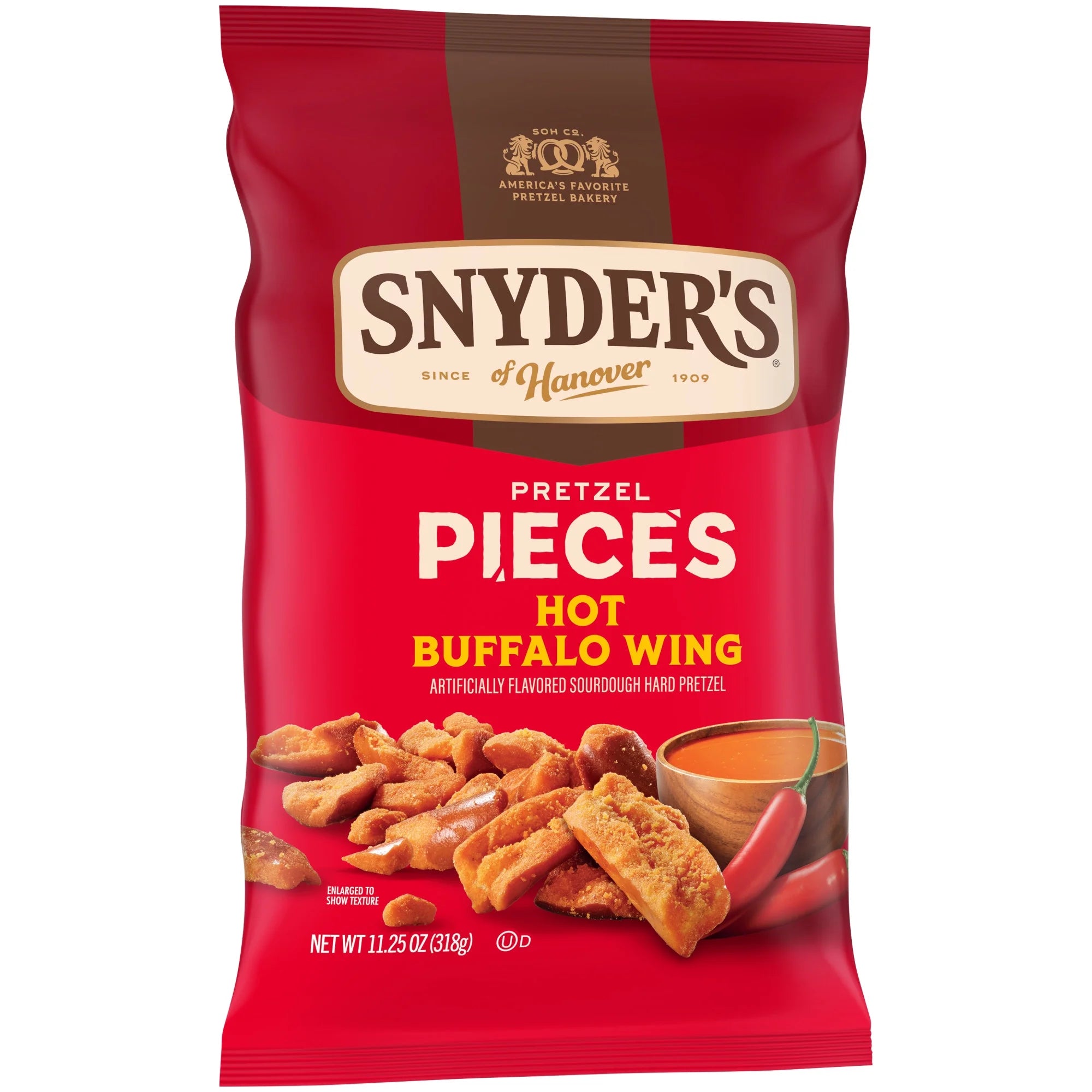 Snyder's of Hanover Hot Buffalo Wing Pretzel Pieces