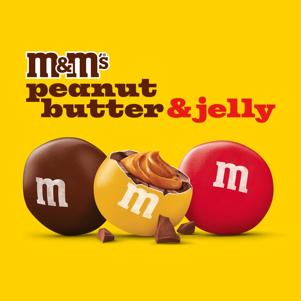 Bonbons M&M's au beurre de cacahuète et à la confiture